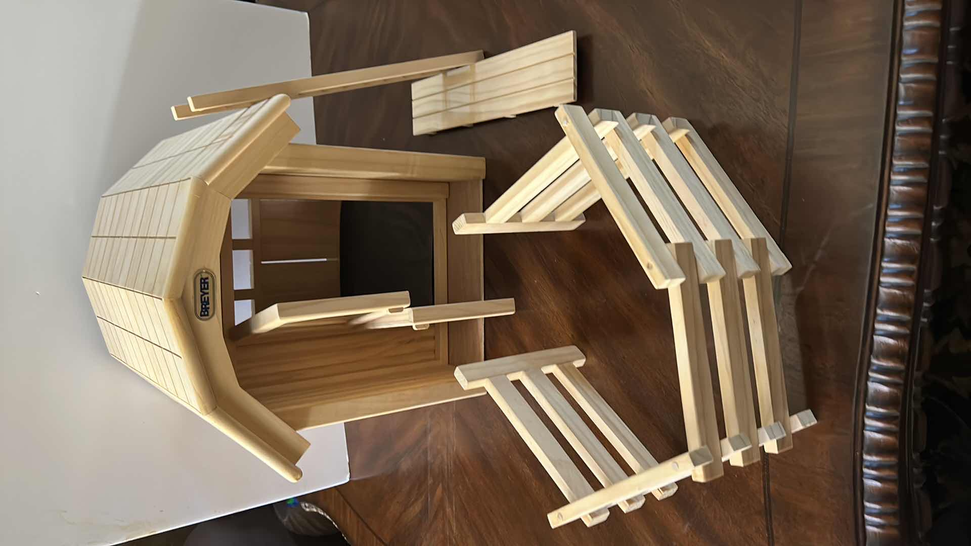 Photo 1 of CHILDS BREYER WOOD BARN WITH ACCESSORIES H14"