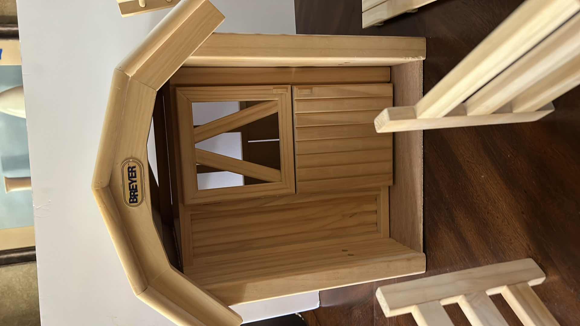 Photo 1 of CHILDS BREYER WOOD BARN WITH ACCESSORIES H14"
