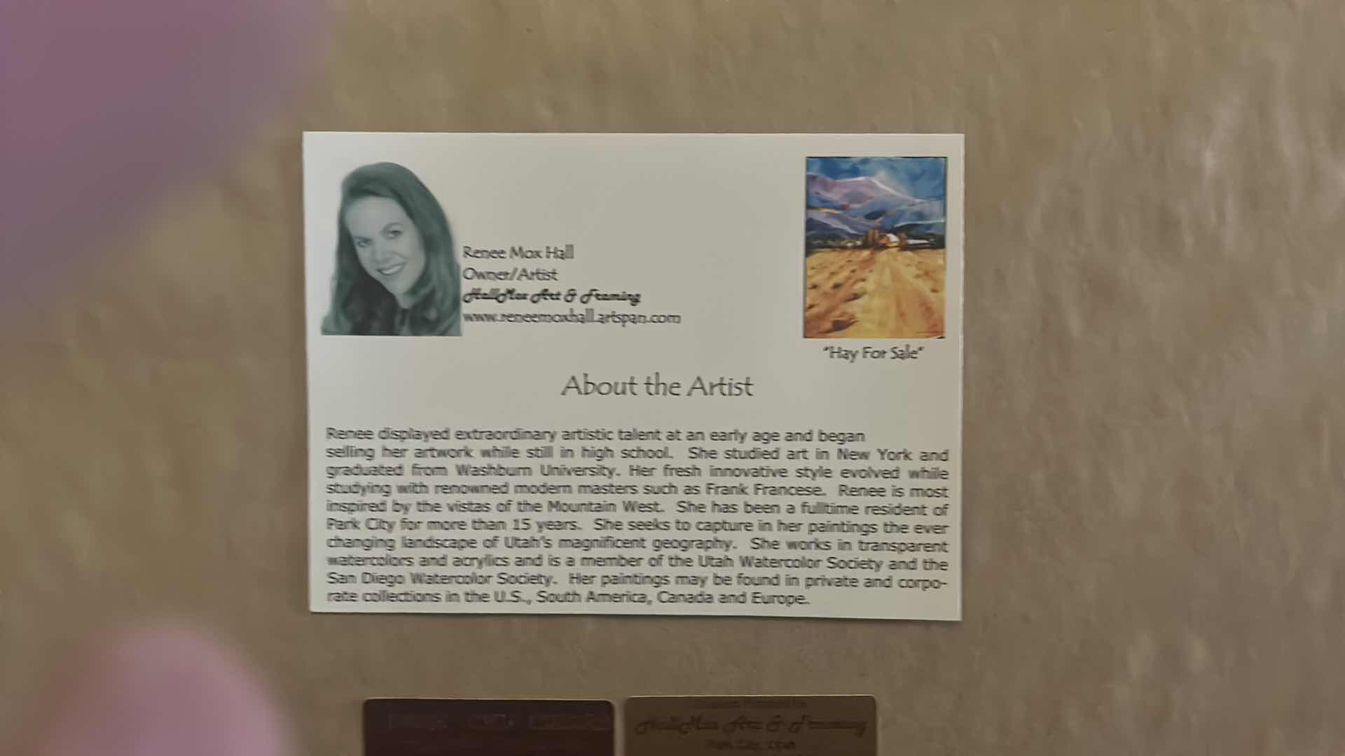 Photo 1 of BIRCH TREE LARGE ARTWORK FRAMED 57” x 45 1/2”