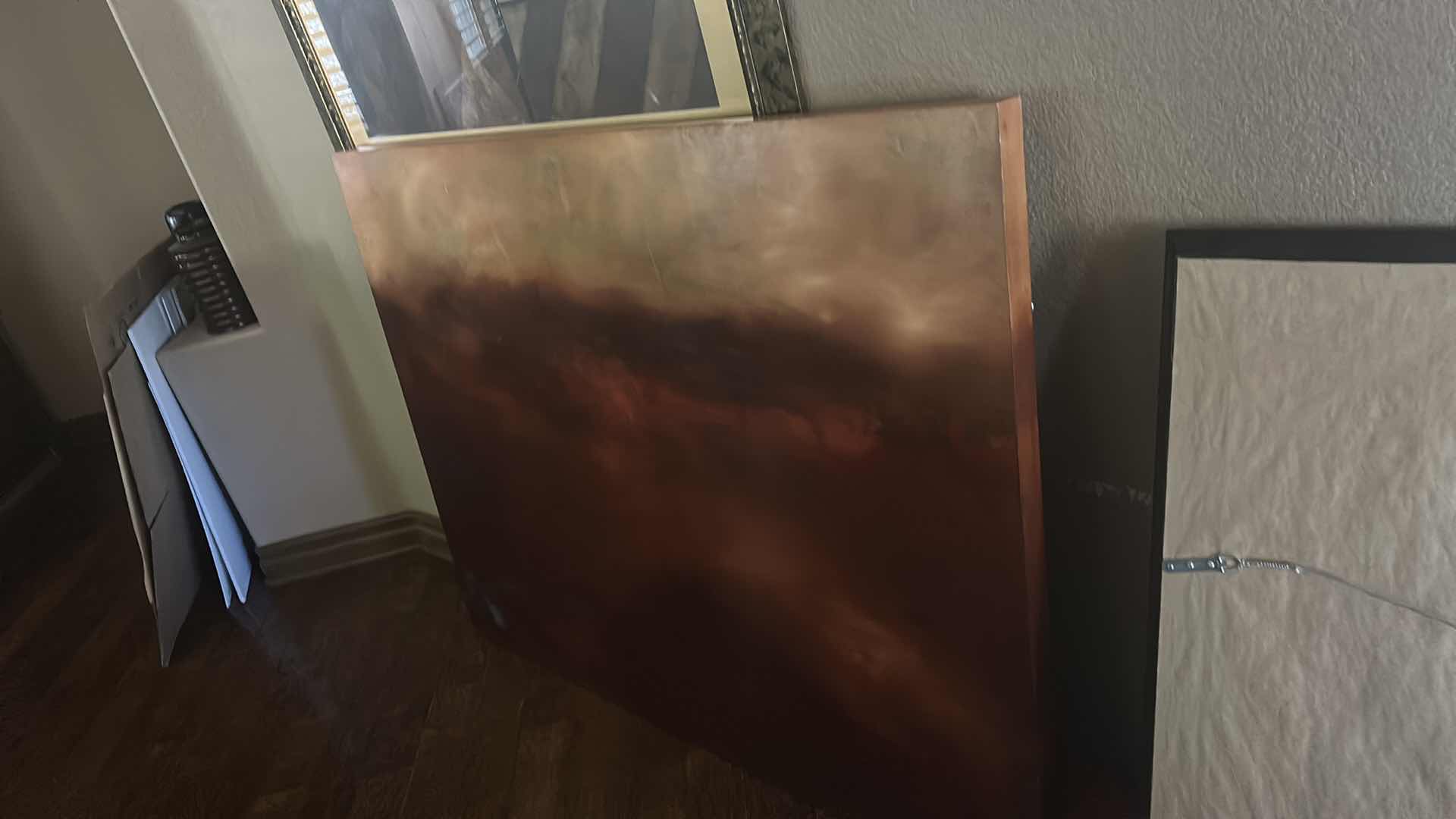 Photo 1 of OIL WAX AND GLAZEPETER "AIR GLOW" NUMBER 20 BY PETER BUREGA, October 2002 Santa Fe, New Mexico 50“ x H66“