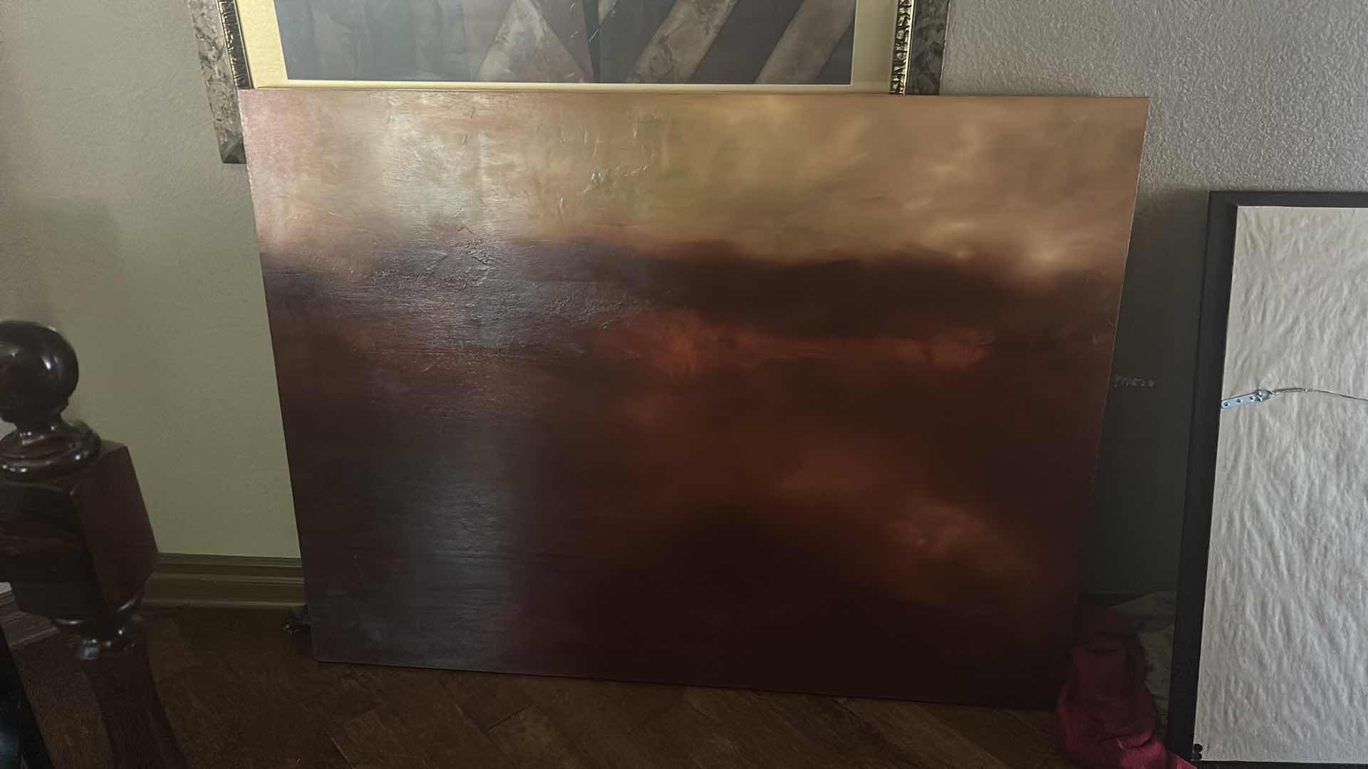 Photo 1 of OIL WAX AND GLAZEPETER "AIR GLOW" NUMBER 20 BY PETER BUREGA, October 2002 Santa Fe, New Mexico 50“ x H66“