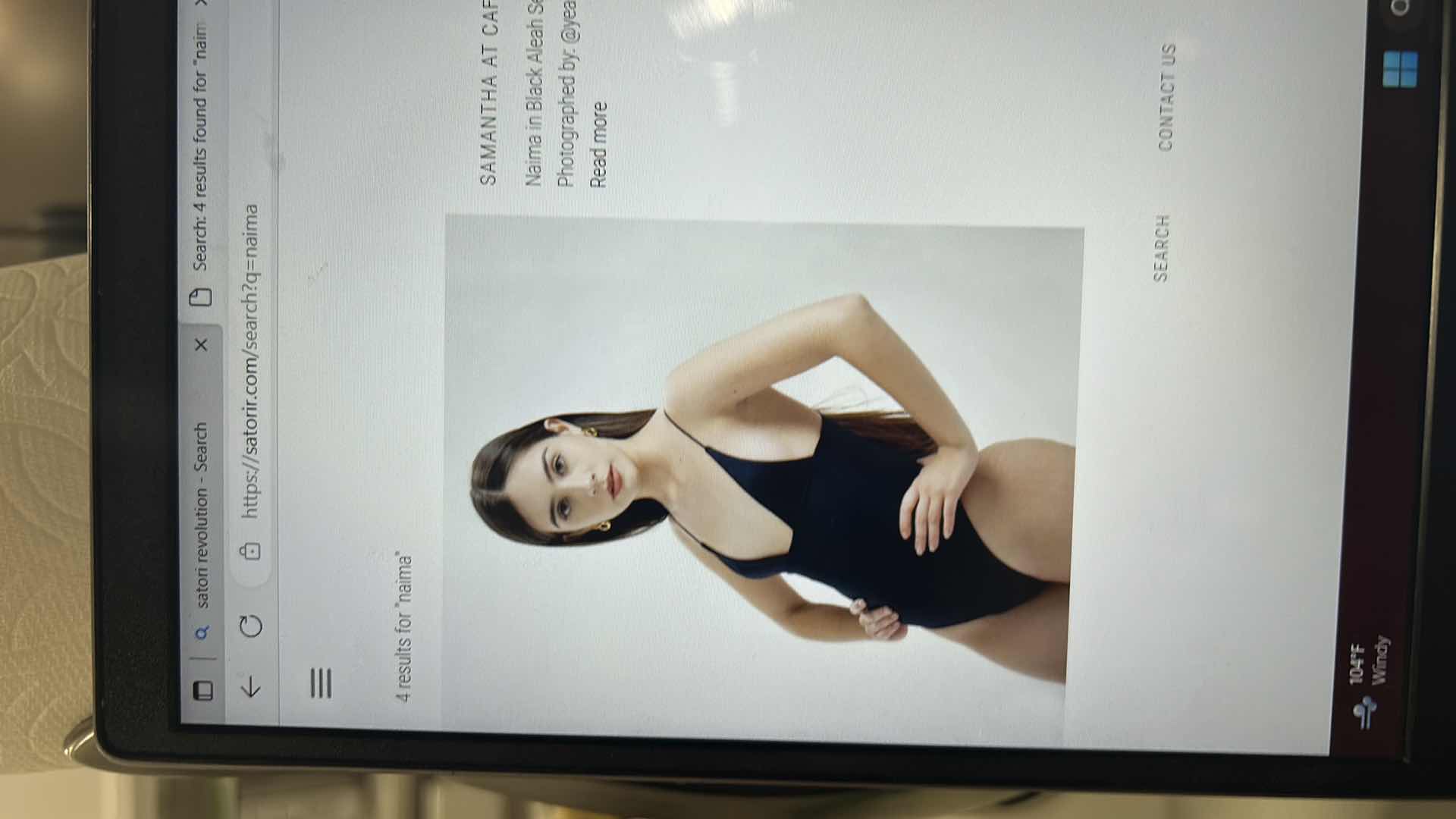 Photo 8 of SIZE 2XL NAIMA IN (CHOCO) NOT BLACK  - NAIMA The Naima bodysuit shows just enough coverage on the chest area that is flattering to women with smaller curves. It features a high cut to elongate your legs. It's guaranteed to rise and hug you in all the righ