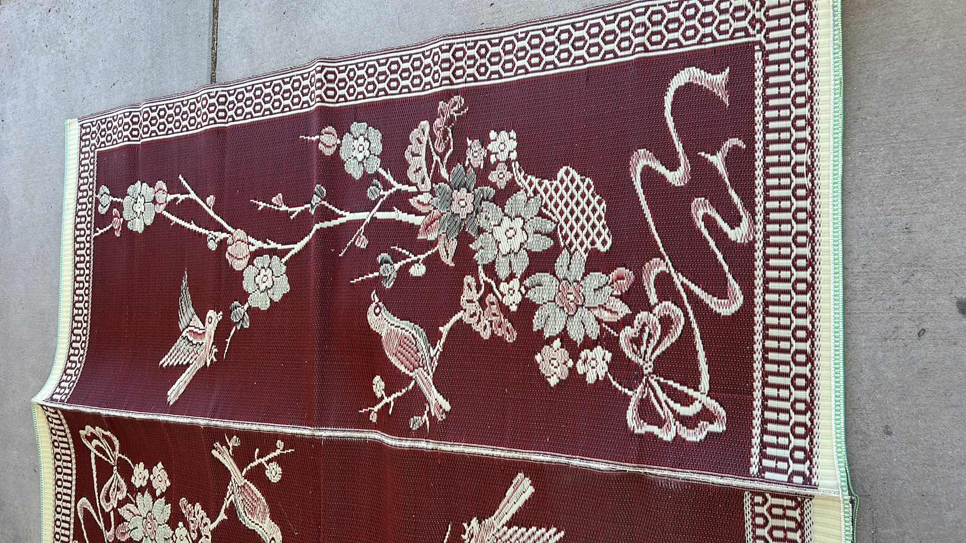 Photo 1 of REVERSIBLE BAMBOO INDOOR OUTDOOR CARPET 71” x 87”