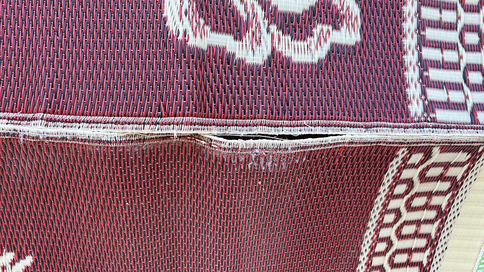 Photo 1 of REVERSIBLE BAMBOO INDOOR OUTDOOR CARPET 71” x 87”