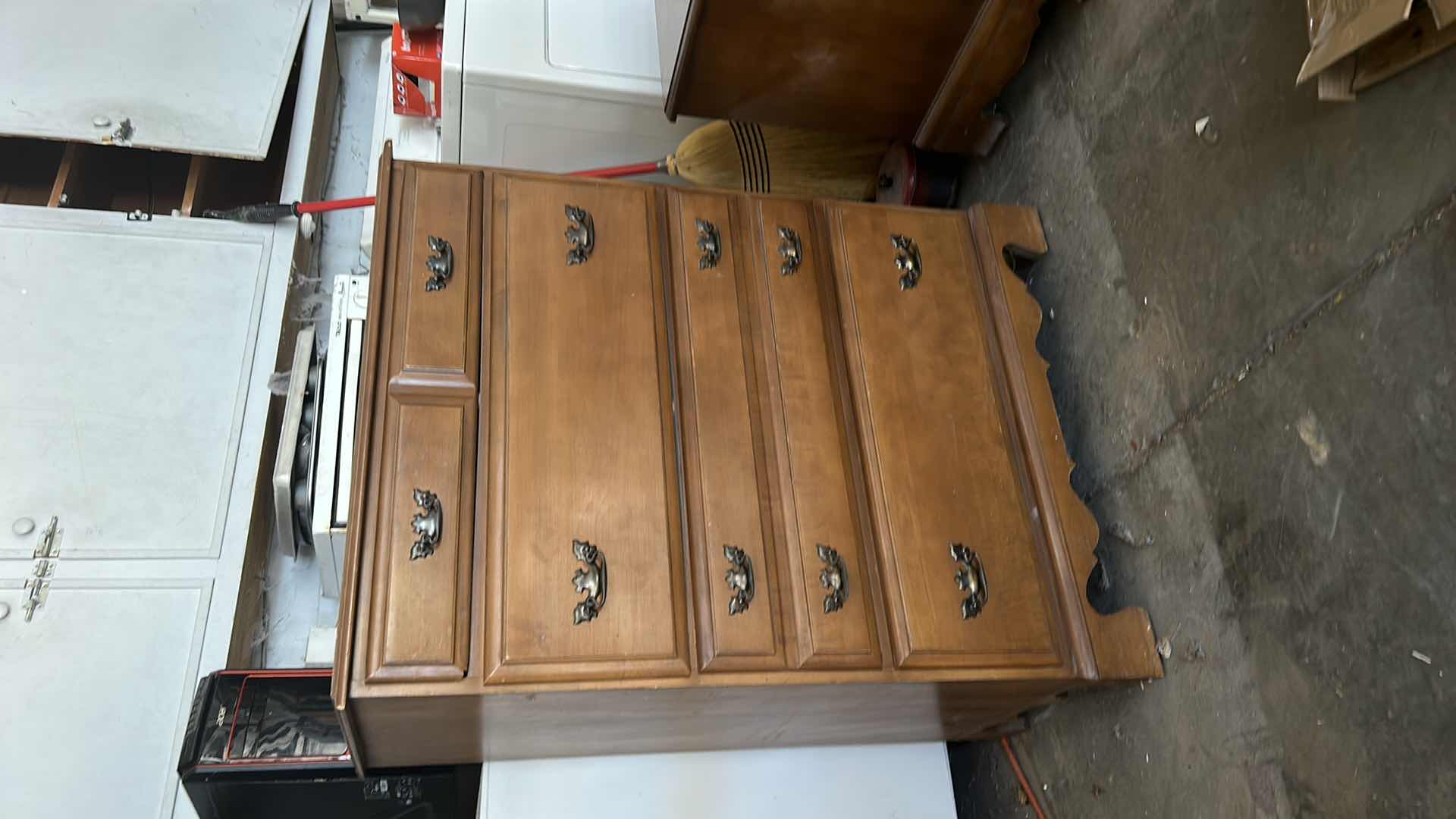 Photo 2 of 4 DRAWER WOOD DRESSER 32” x 18 x 42”