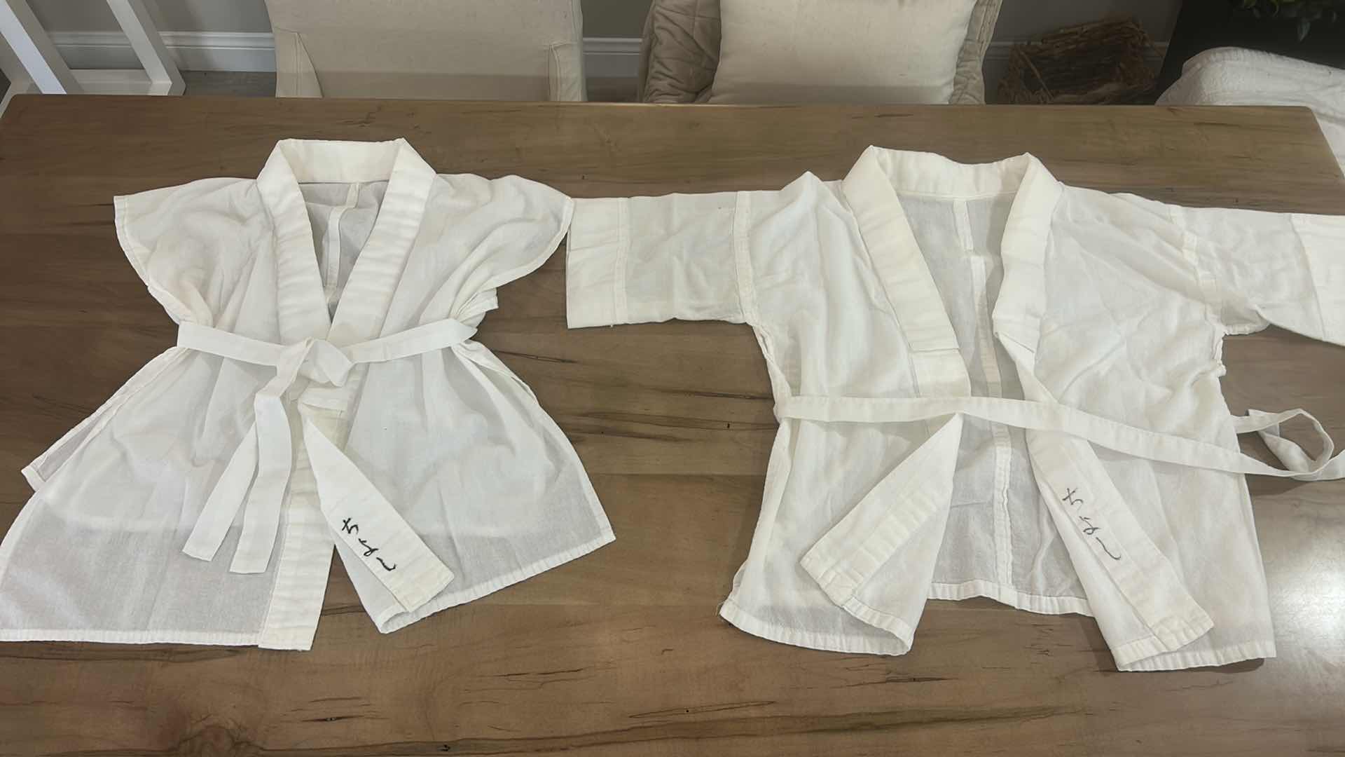 Photo 1 of TWO JAPANESE KIMONO TOPS