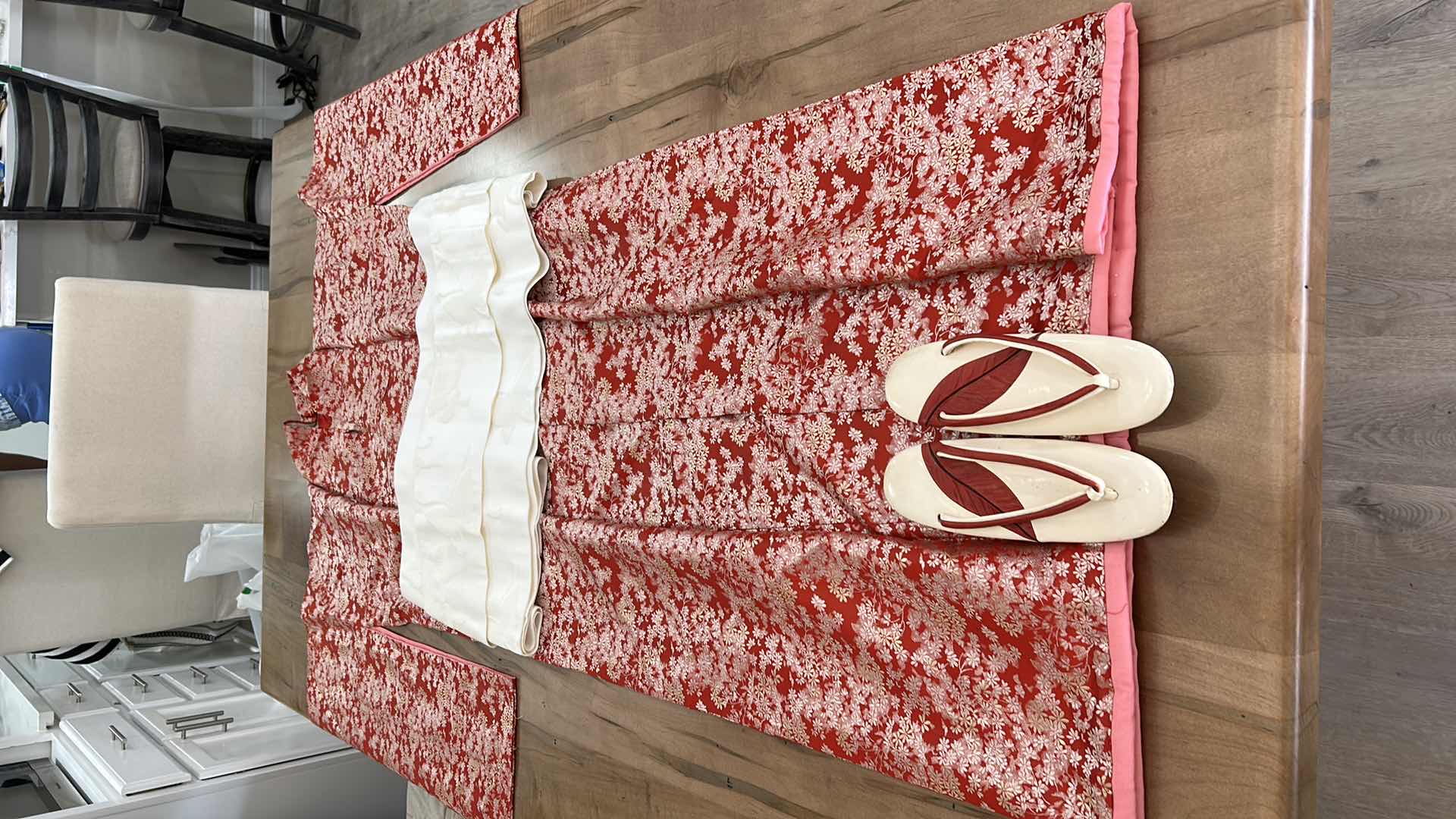 Photo 6 of  JAPANESE KIMONO W BELT AND SHOES