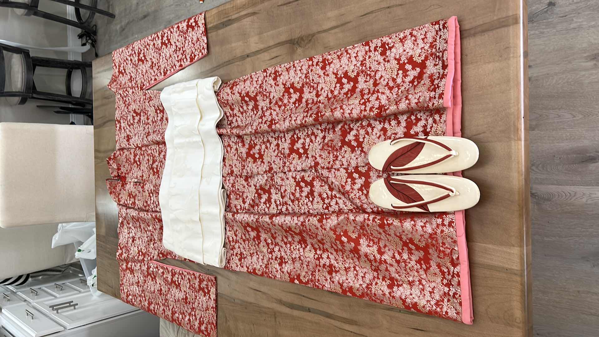 Photo 2 of  JAPANESE KIMONO W BELT AND SHOES