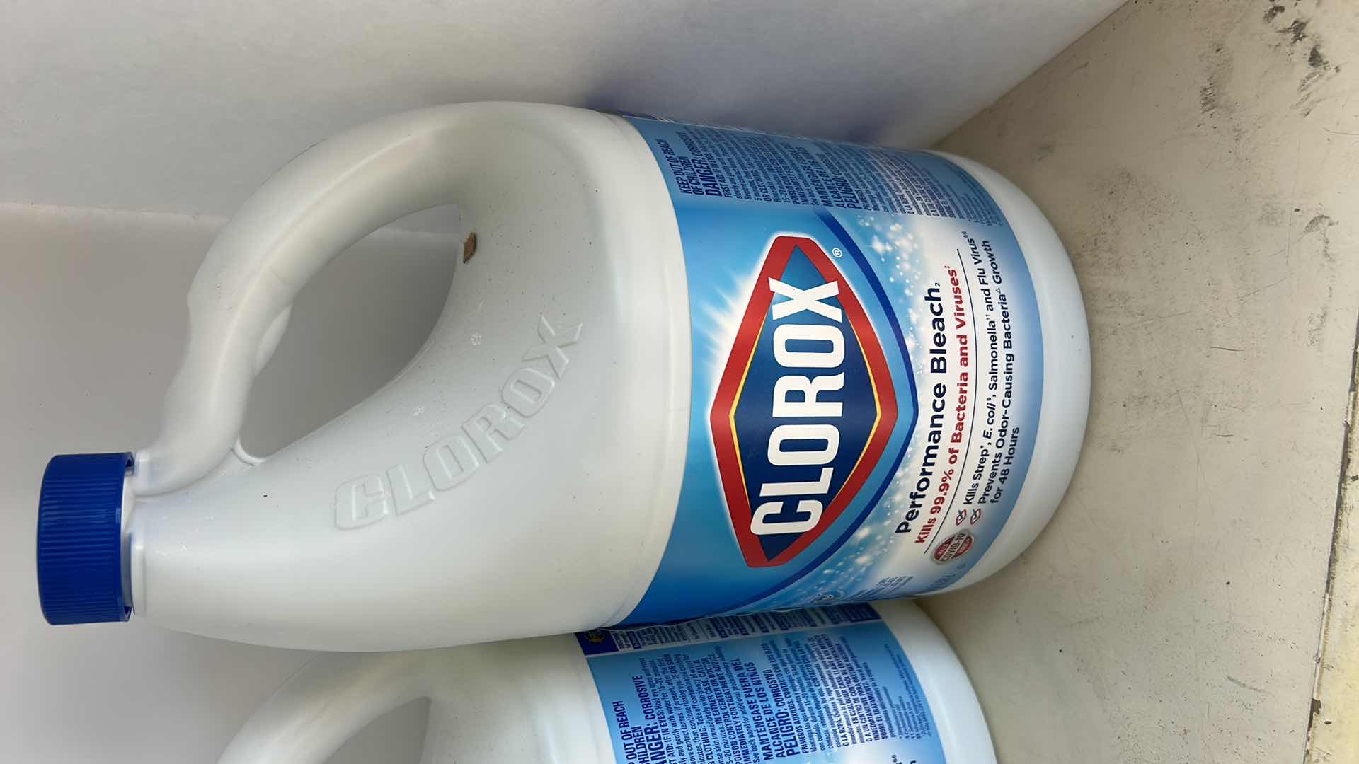 Photo 1 of TWO NEW CONTAINERS OF MURIATIC ACID AND TWO NEW CONTAINERS OF CLORAX BLEACH 