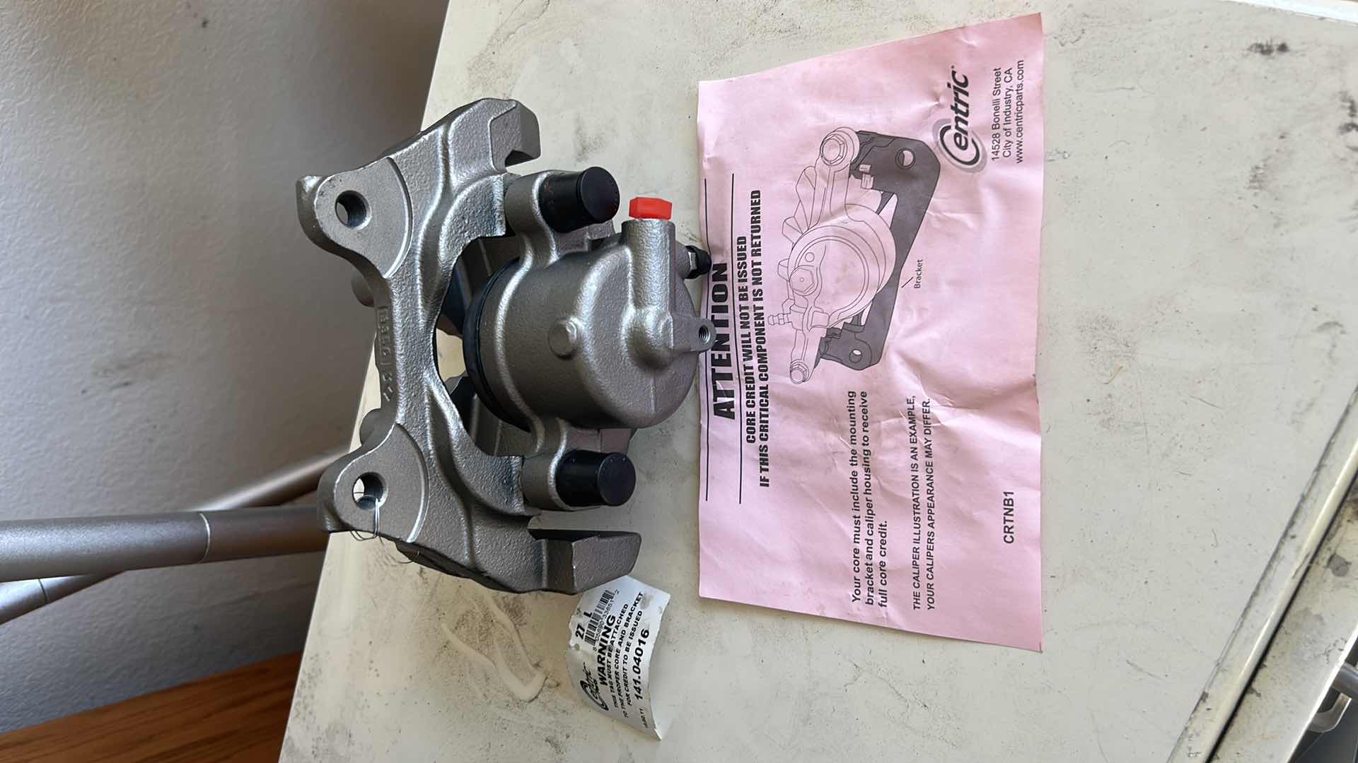 Photo 1 of AUTO MECHANICS PART -CALIPER FOR 2017 FIAT 500 L 