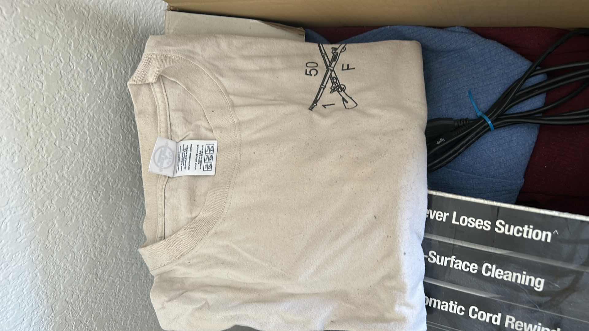 Photo 1 of LARGE BOX OF MENS CLOTHING