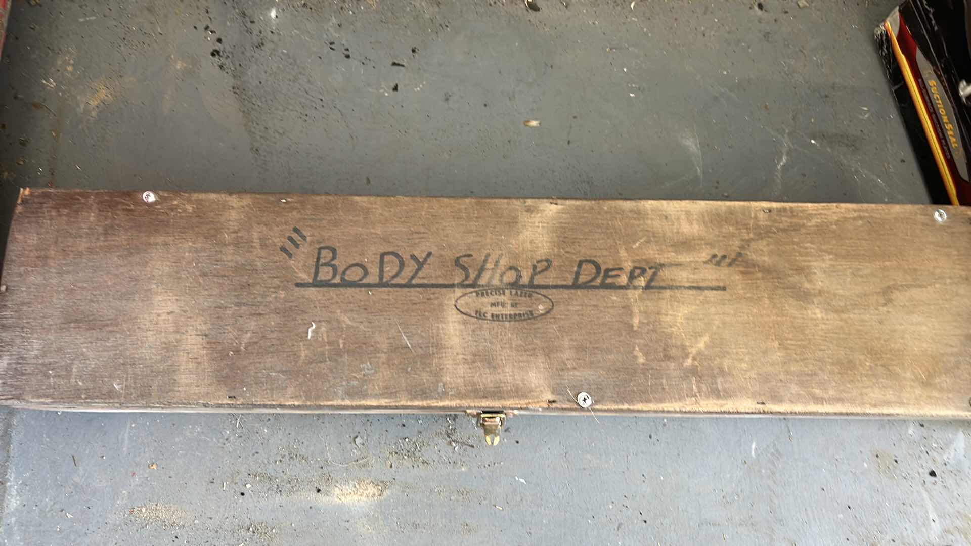 Photo 1 of WOOD BOX WITH PRECISE LAZER TOOLS