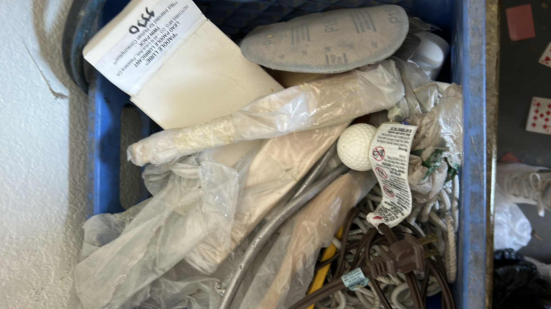 Photo 1 of CRATE FULL OF GARAGE SUPPLIES