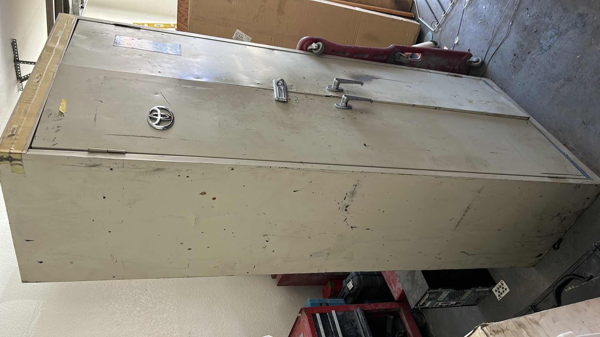 Photo 2 of 6’ METAL GARAGE LOCKER W CONTENTS