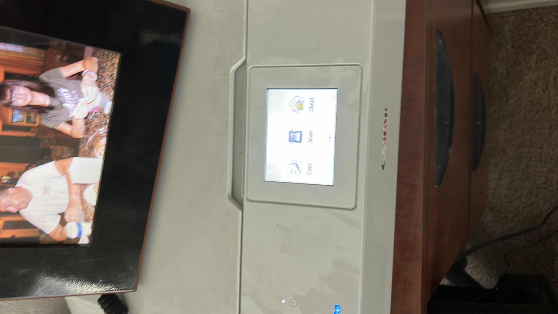 Photo 1 of DESK / CHAIR / PRINTER / DIGITAL PHOTO FRAME AND CONTENTS