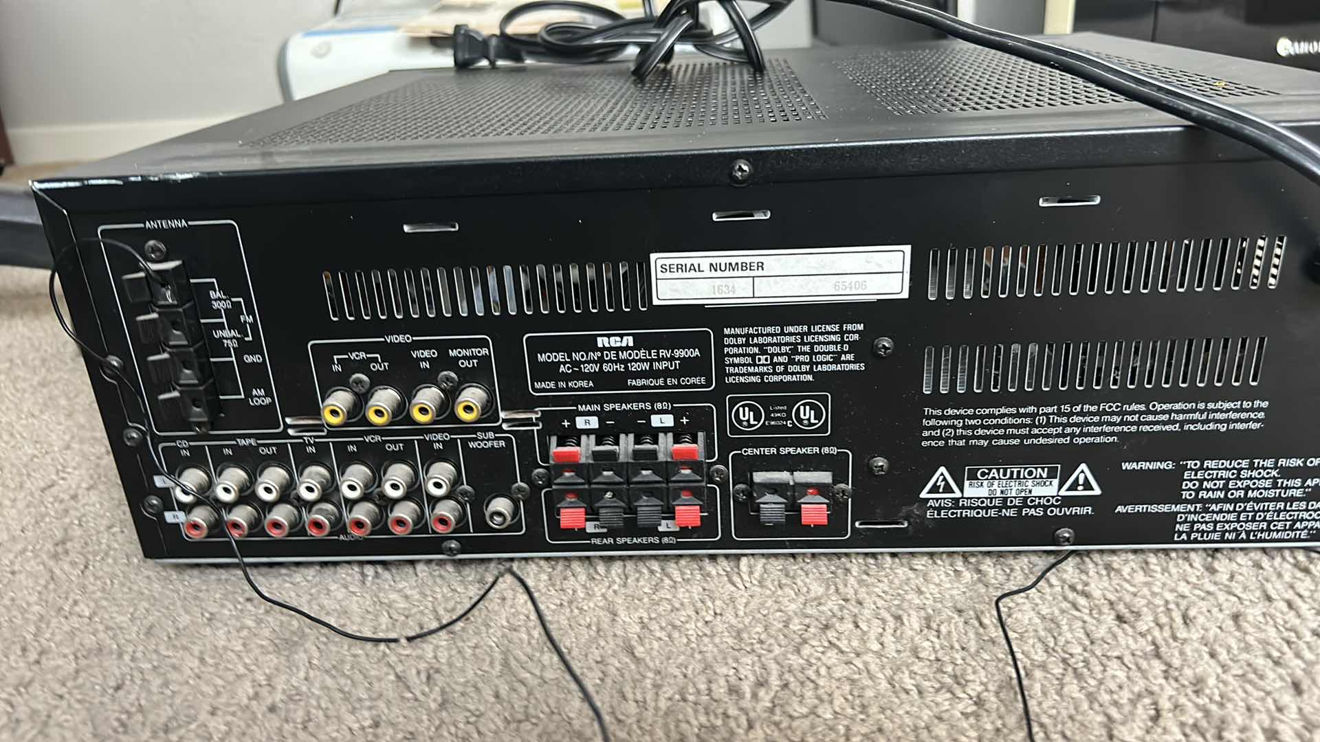 Photo 1 of RCA AUDIO THEATER (WORKS)