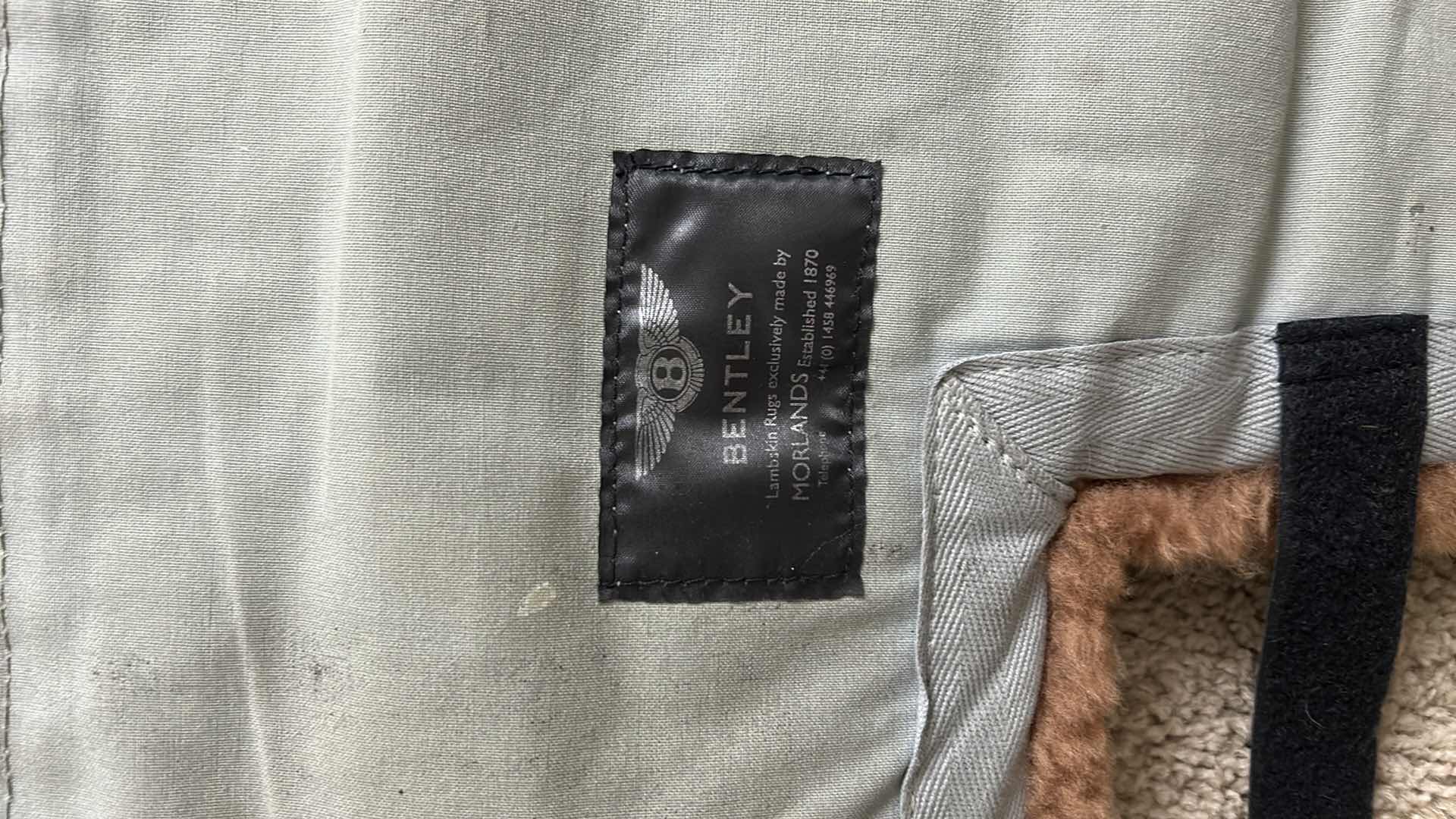 Photo 1 of BENTLEY LAMBSKIN SEAT COVERS AND BLACK AND DECKER LITHIUM VACUUM