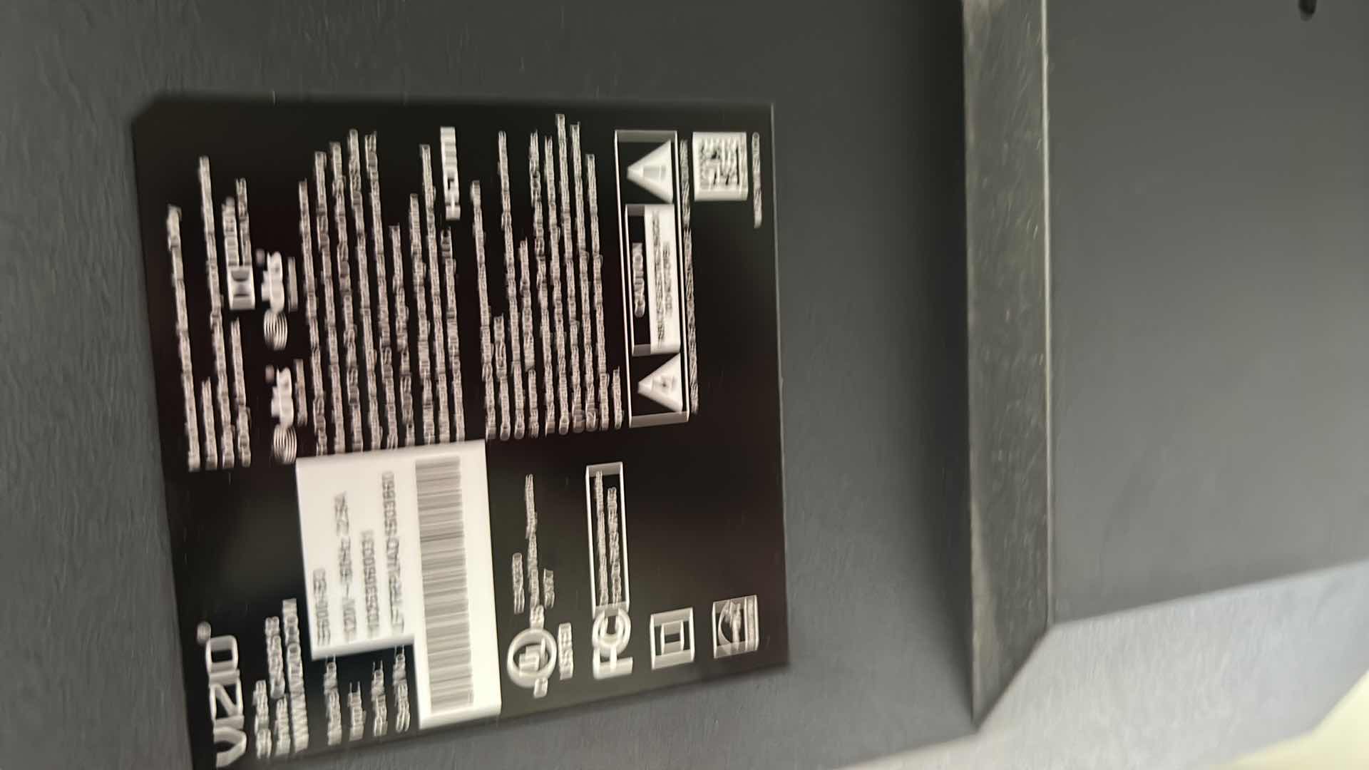 Photo 1 of 59” VIZIO FLAT SCREEN TV W REMOTE (ONLY)