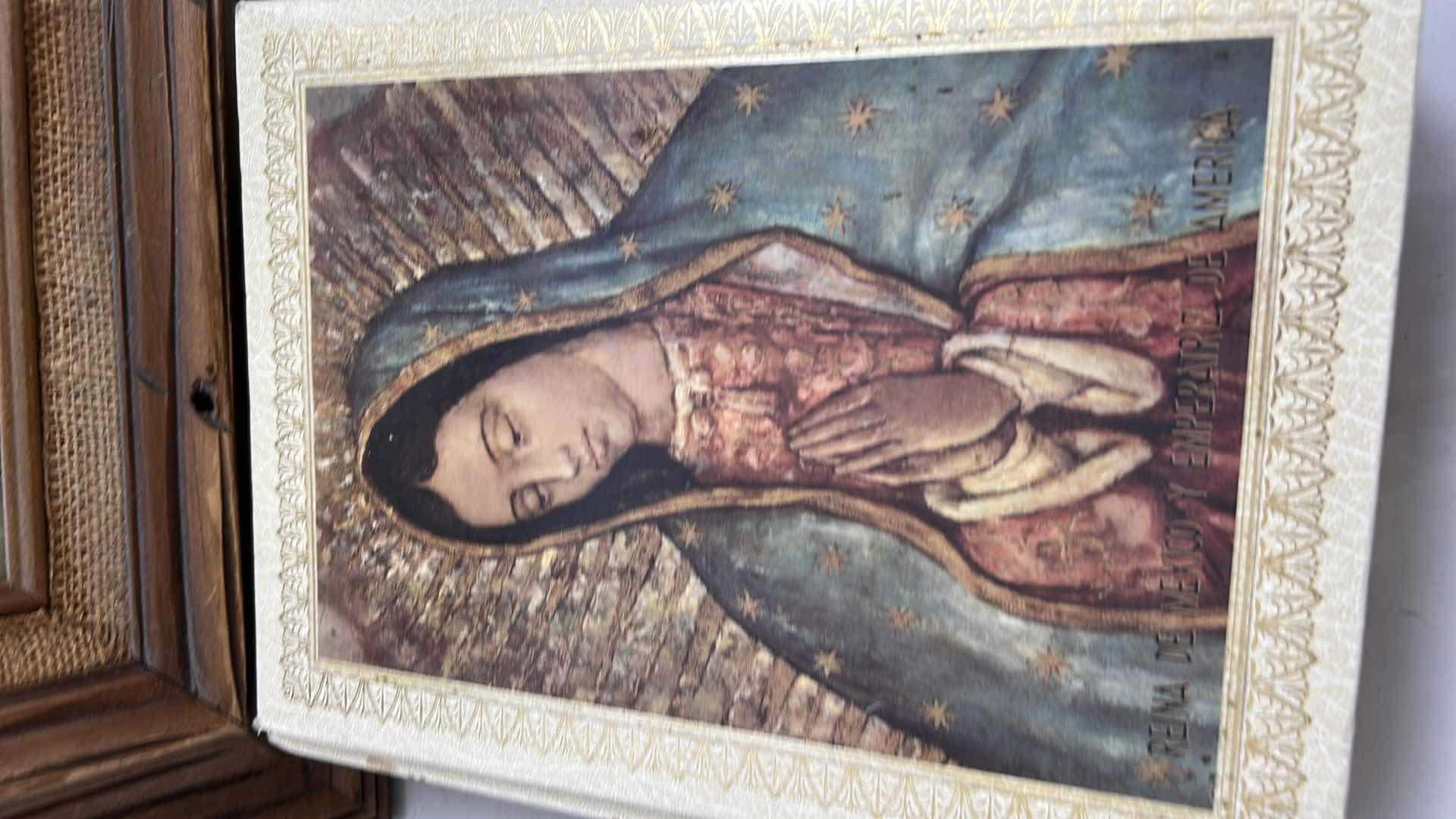 Photo 1 of RELIGIOUS ITEMS - FRAMED ARTWORK 19” x 22 1/2”