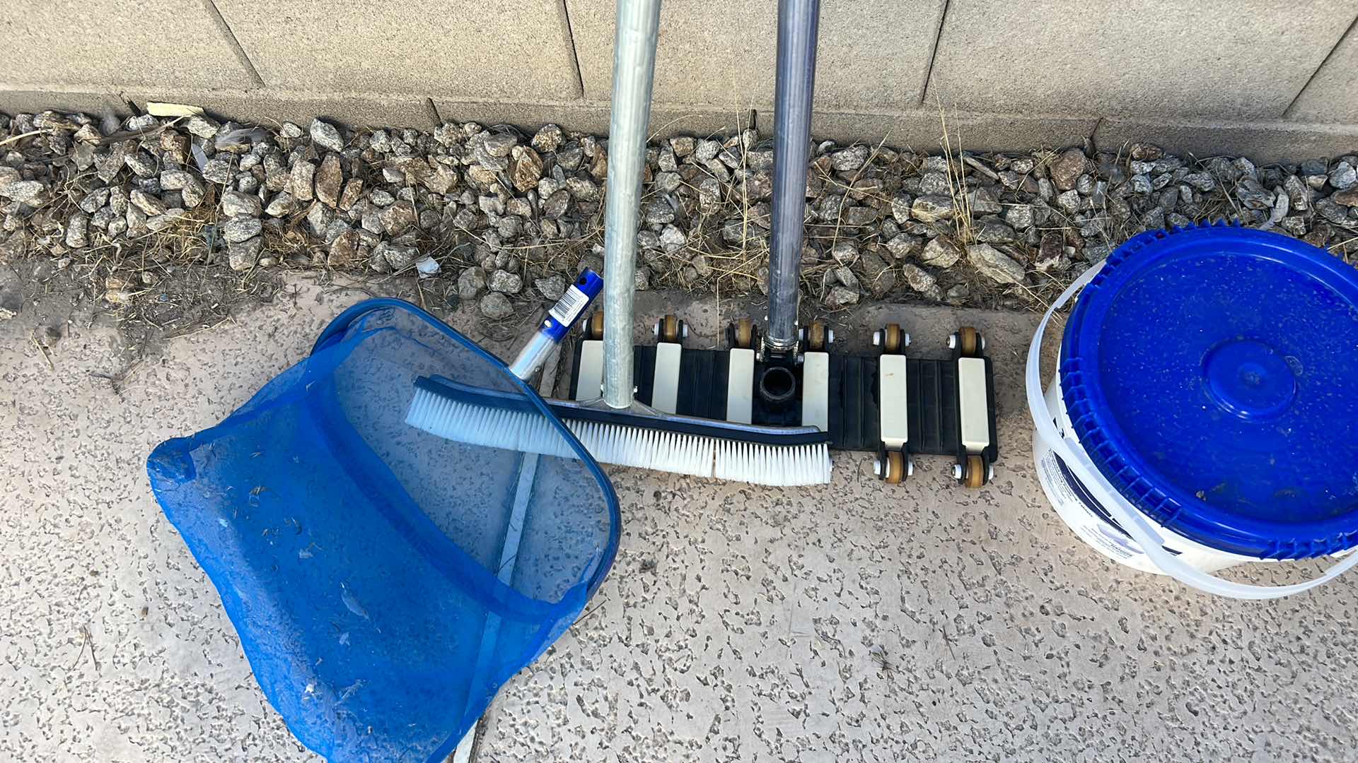 Photo 1 of POOL CLEANING SUPPLIES