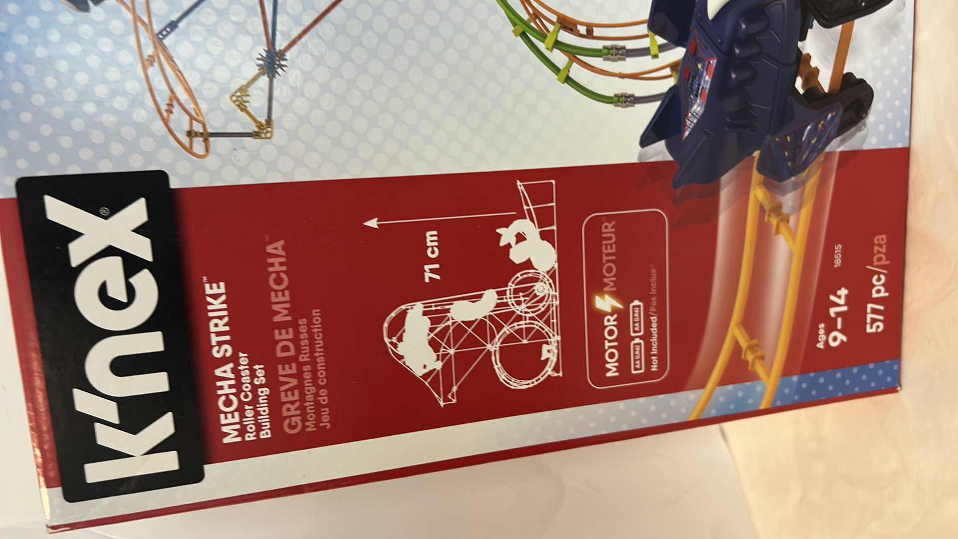 Photo 3 of NEW K’NEX STRIKE ROLLER COASTER BUILDING SET