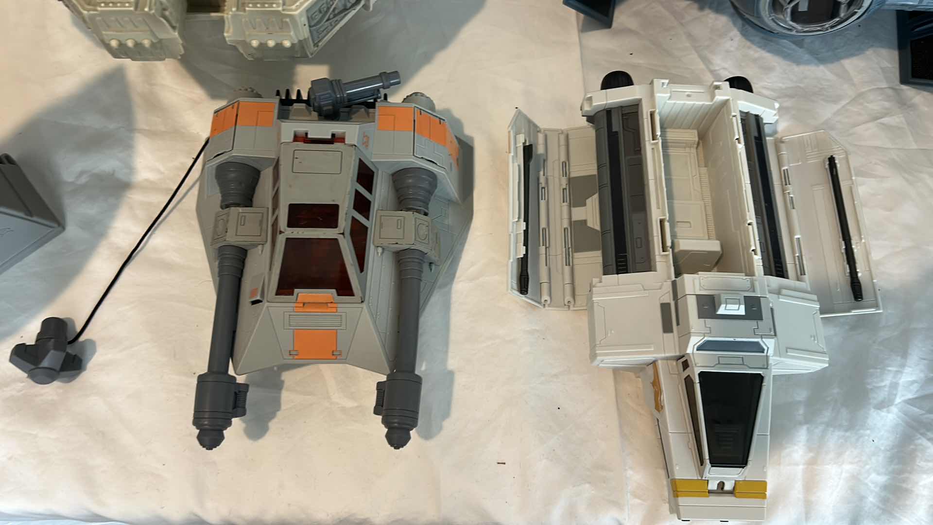 Photo 1 of CRATE WITH COLLECTIBLE STAR WARS MODELS