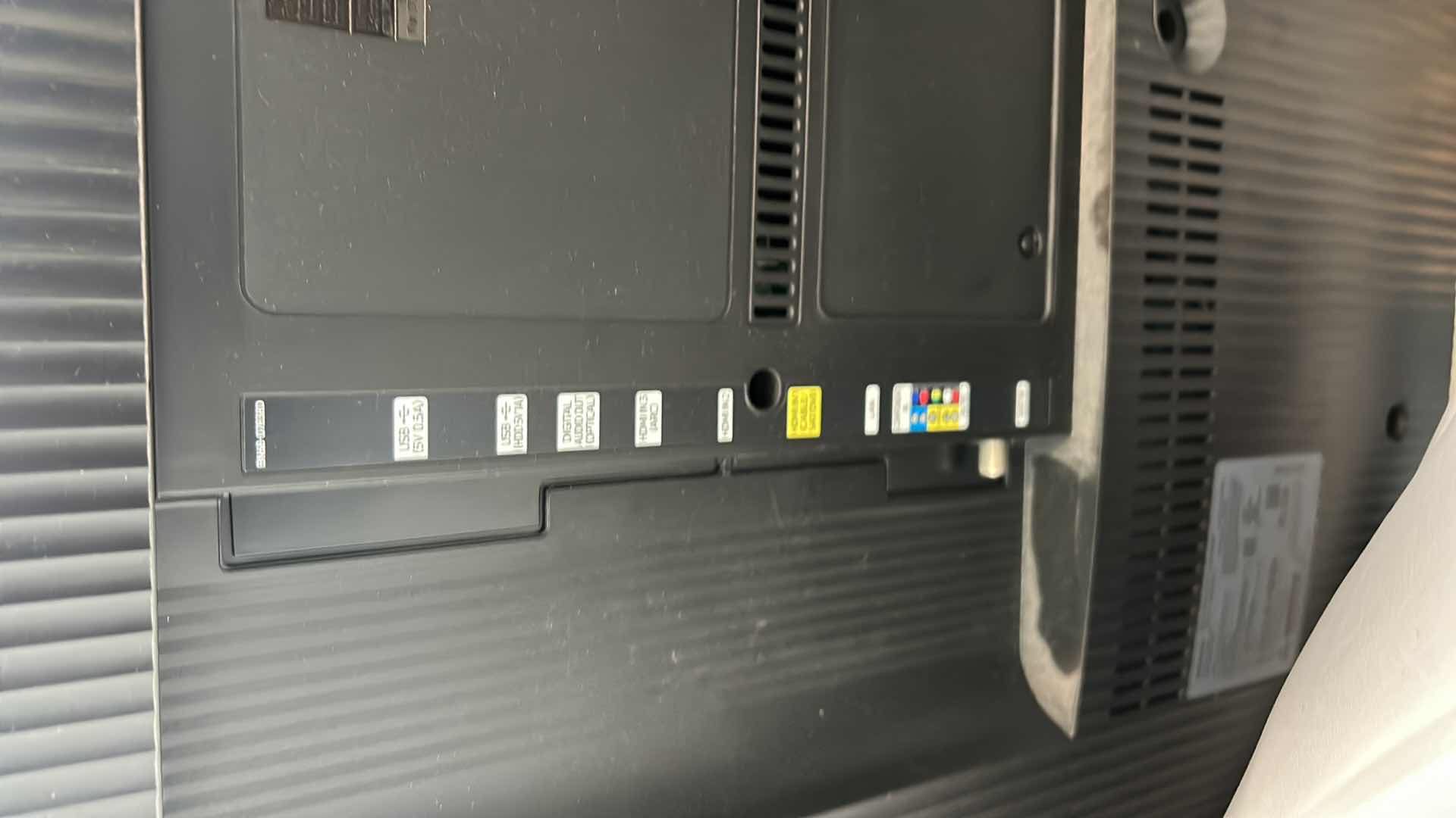 Photo 1 of 55” SAMSUNG TV with CORD AND REMOTE