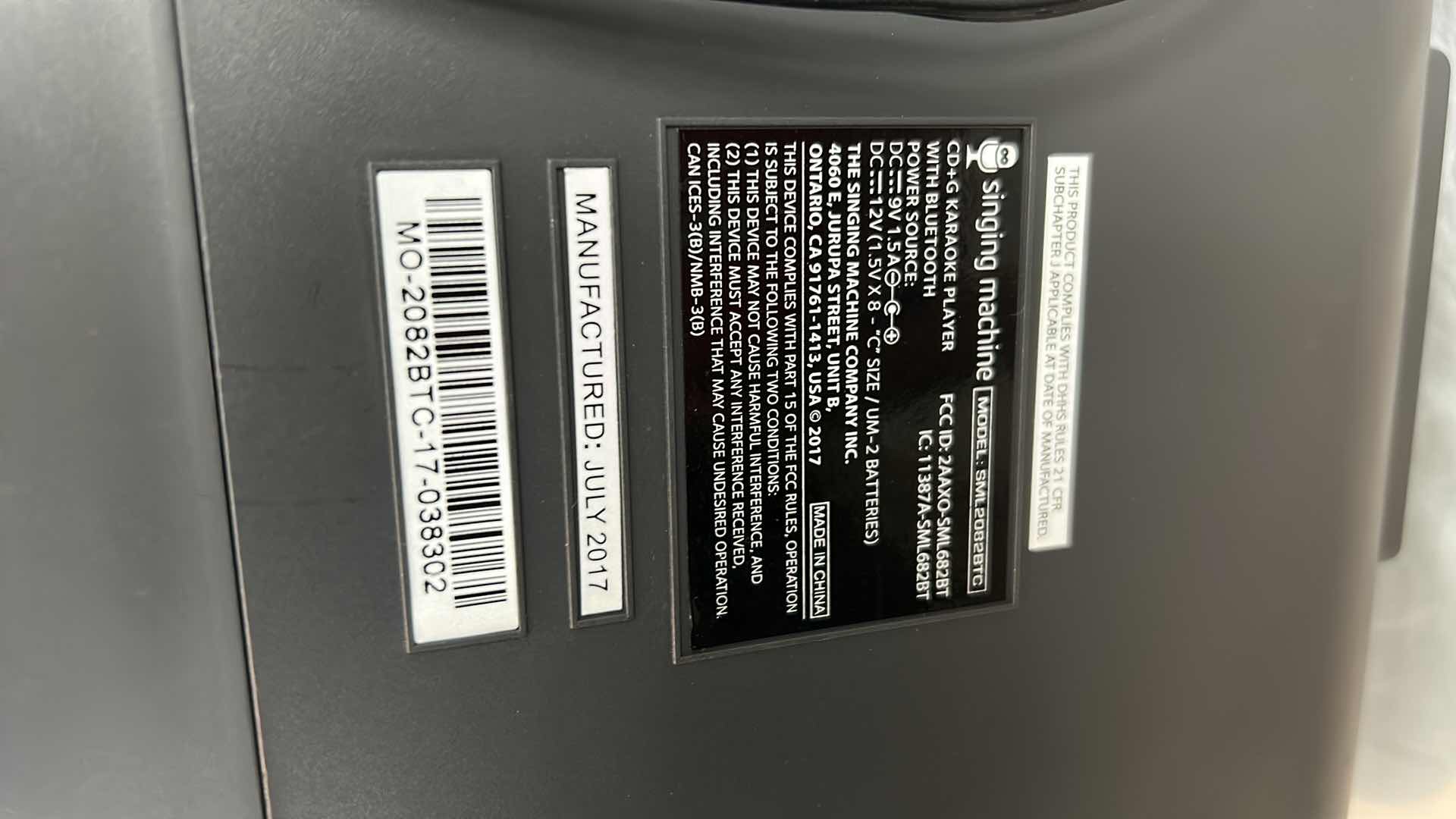 Photo 5 of SINGING KARAOKE MACHINE