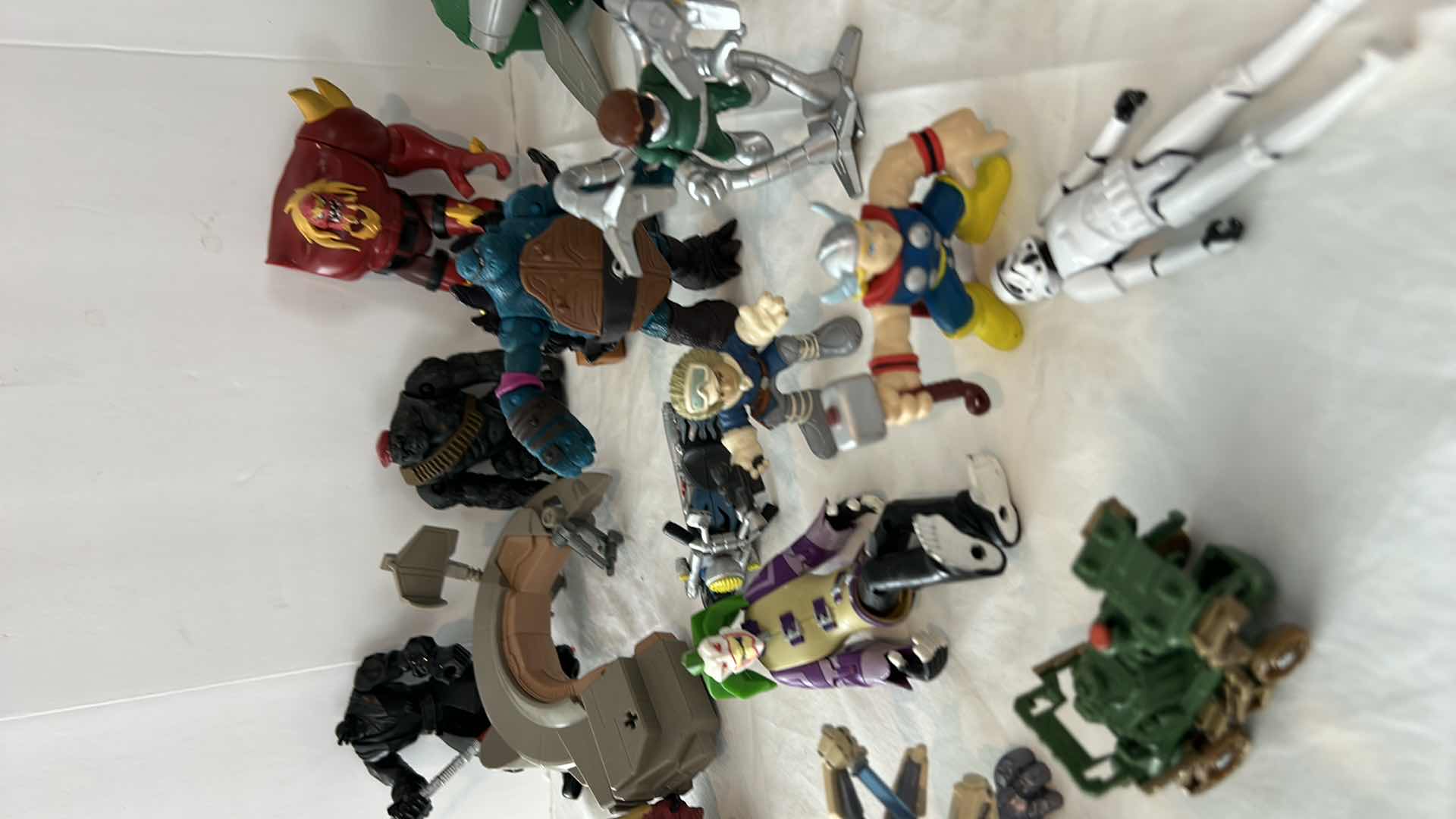 Photo 1 of TUB FULL OF COLLECTIBLE FIGURES