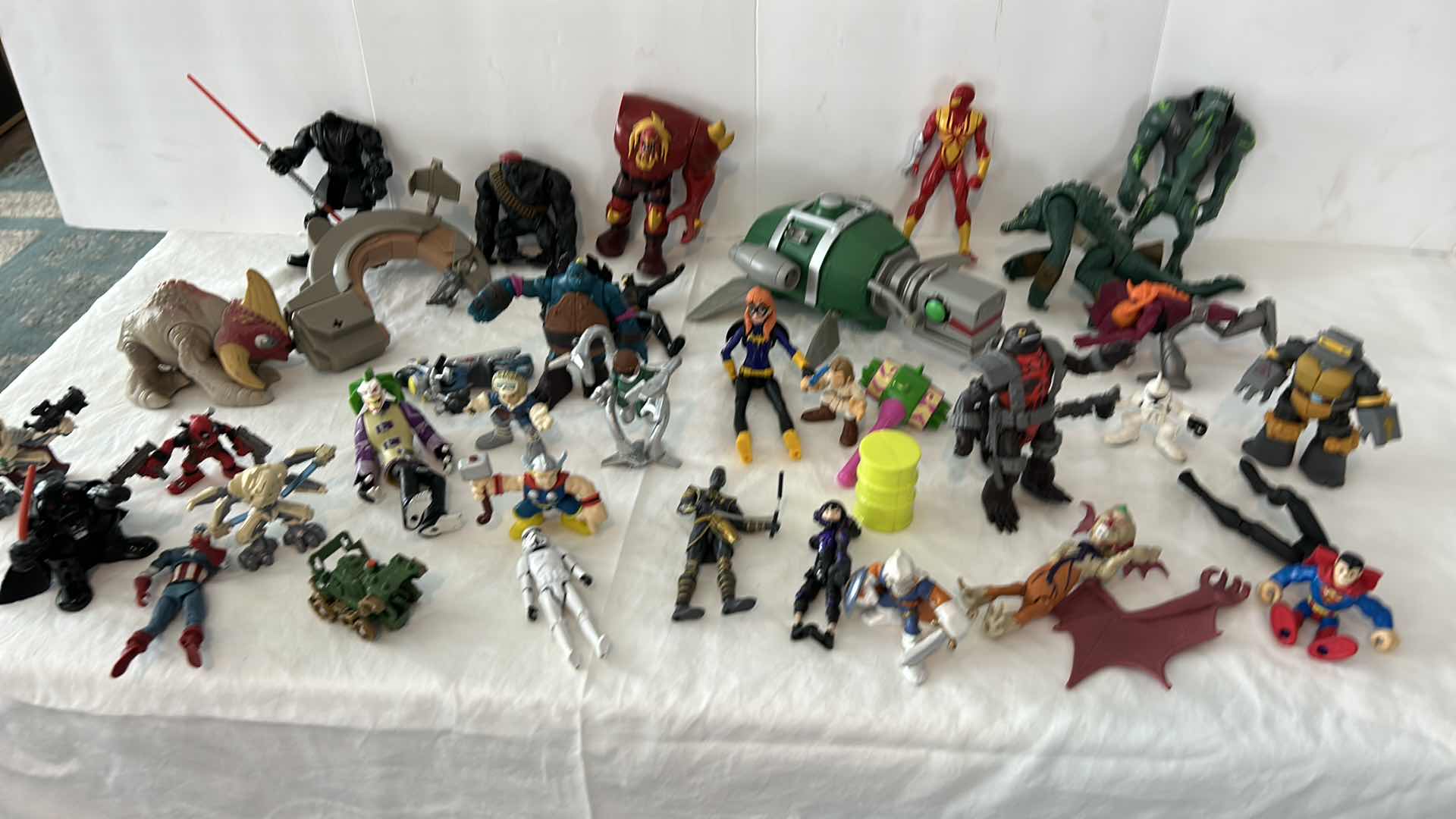 Photo 1 of TUB FULL OF COLLECTIBLE FIGURES