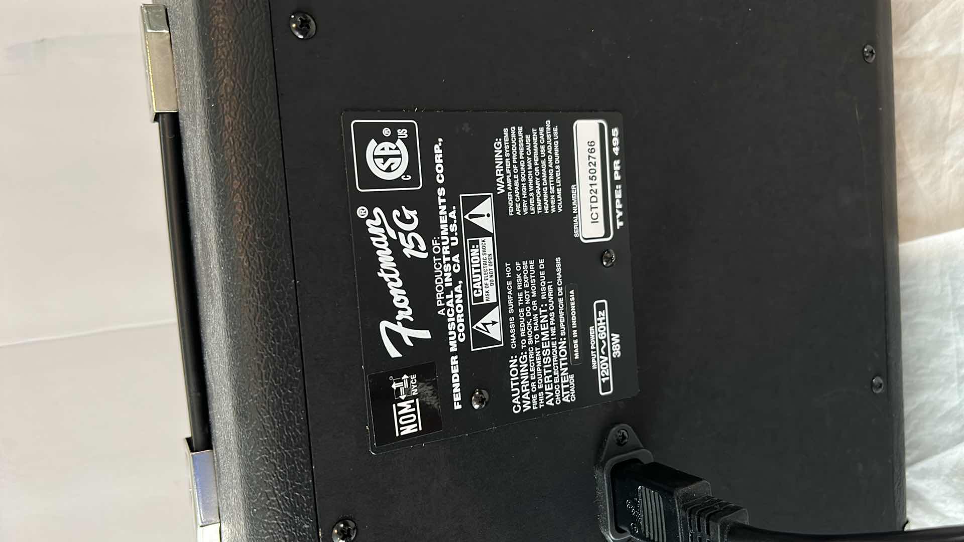 Photo 1 of FENDER AMP FRONTMAN 5G