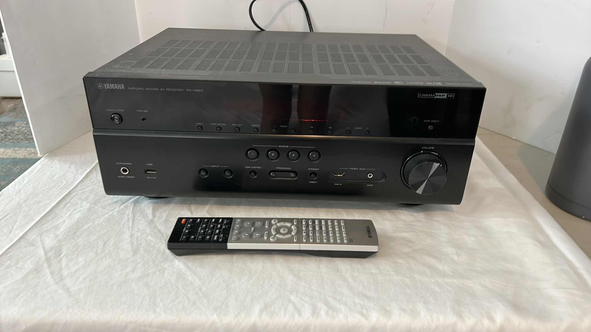 Photo 1 of YAMAHA NATURAL SOUND AV RECEIVER W REMOTE