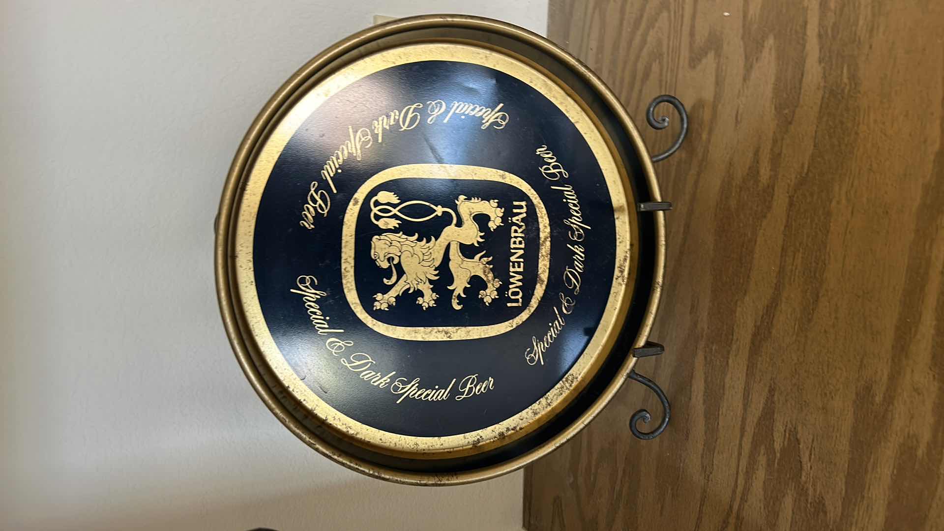 Photo 3 of 4 PC HOME DECOR - (TALLEST WOOD STAND WITH METAL RODS  H17”)