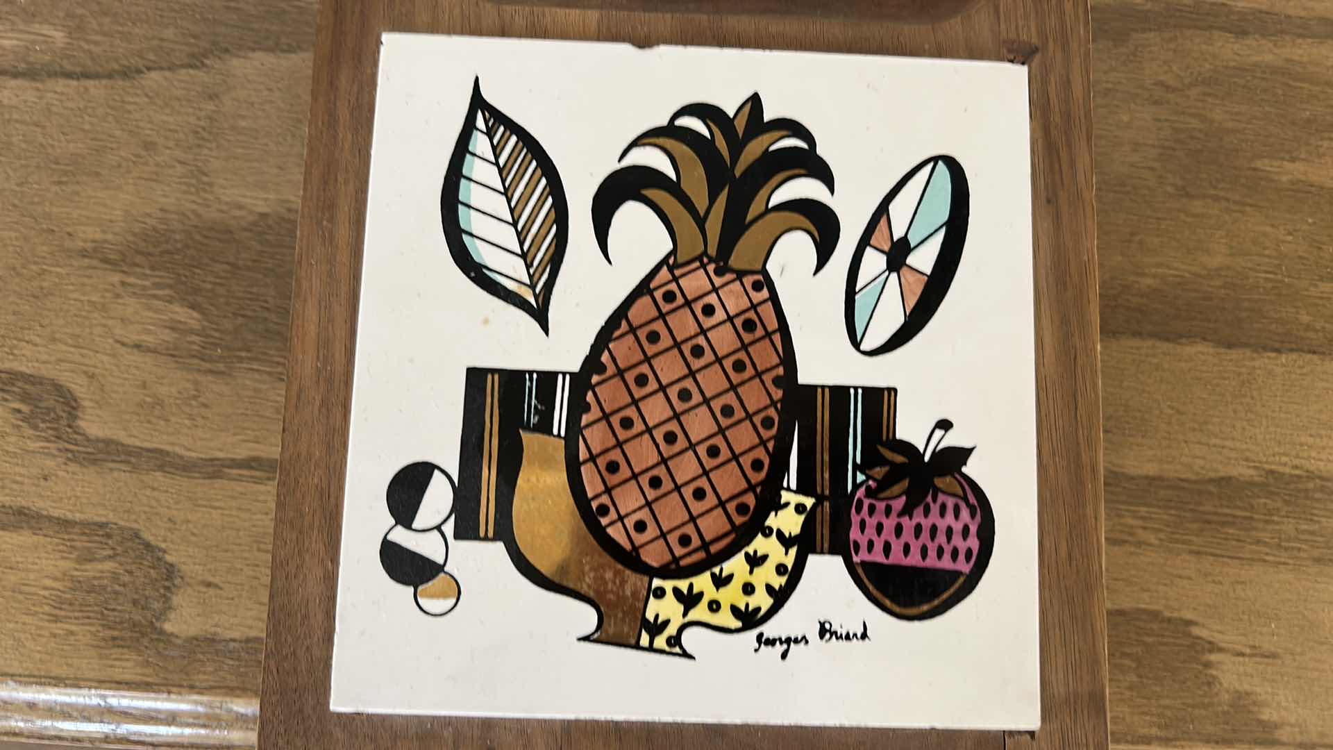 Photo 1 of SIGNED WOOD CHEESE BOARD 29” x 7 1/4”