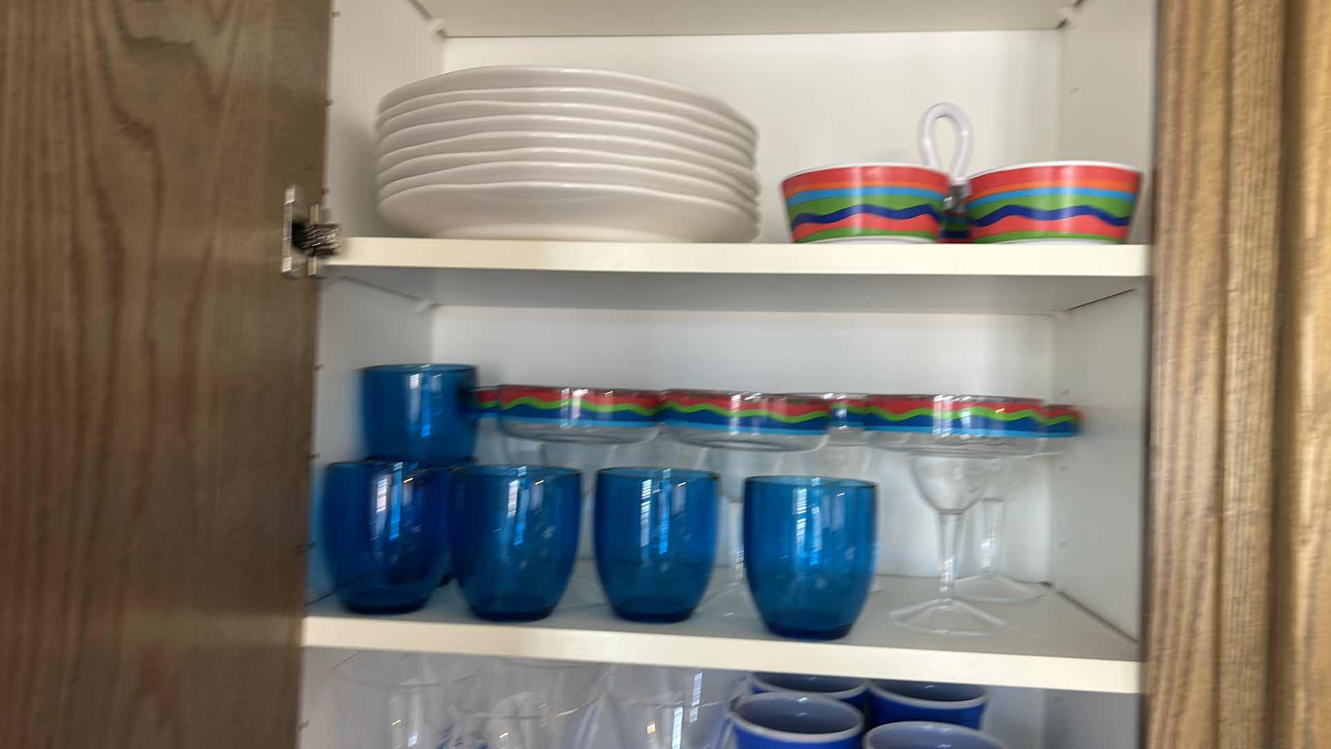 Photo 1 of CONTENTS OF KITCHEN CABINET