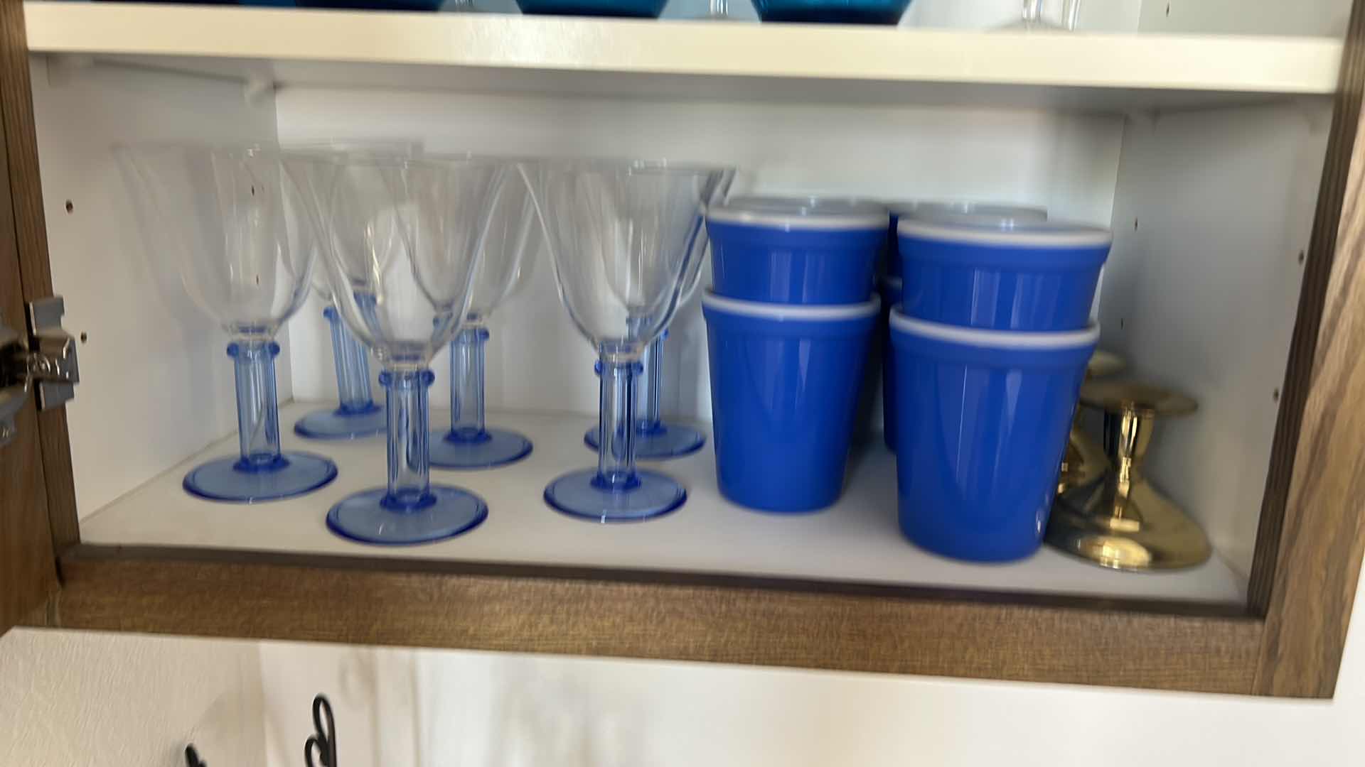 Photo 1 of CONTENTS OF KITCHEN CABINET