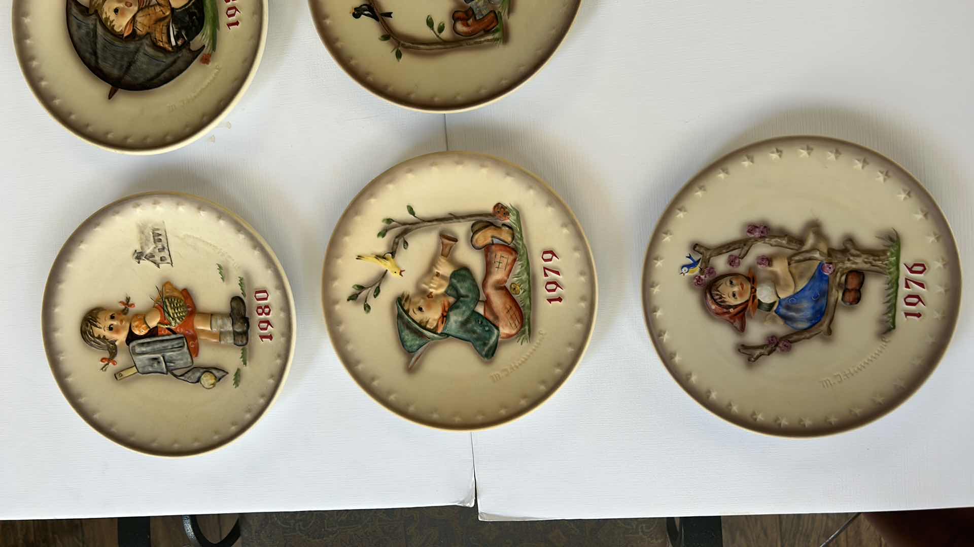 Photo 1 of 8 VINTAGE COLLECTIBLE HUMMEL PLATES 1975-1982