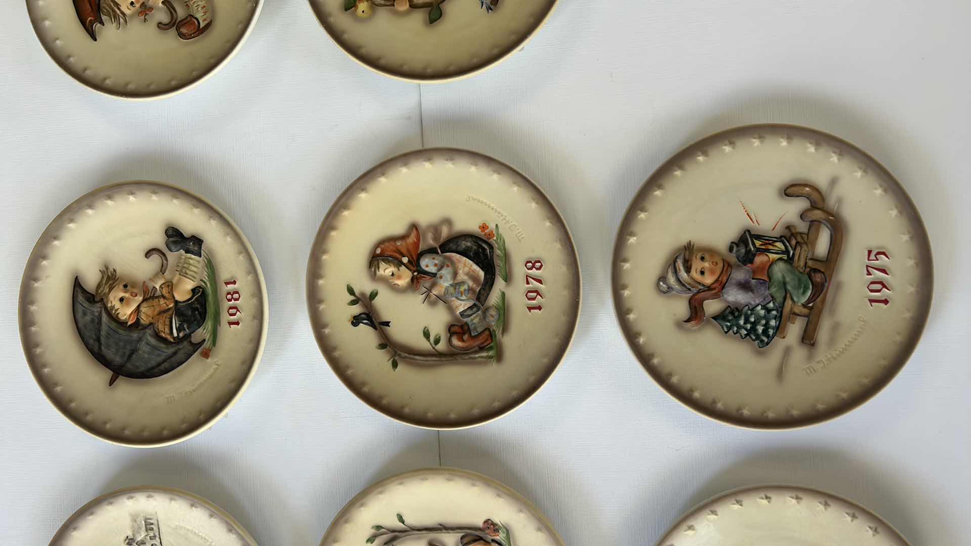 Photo 1 of 8 VINTAGE COLLECTIBLE HUMMEL PLATES 1975-1982