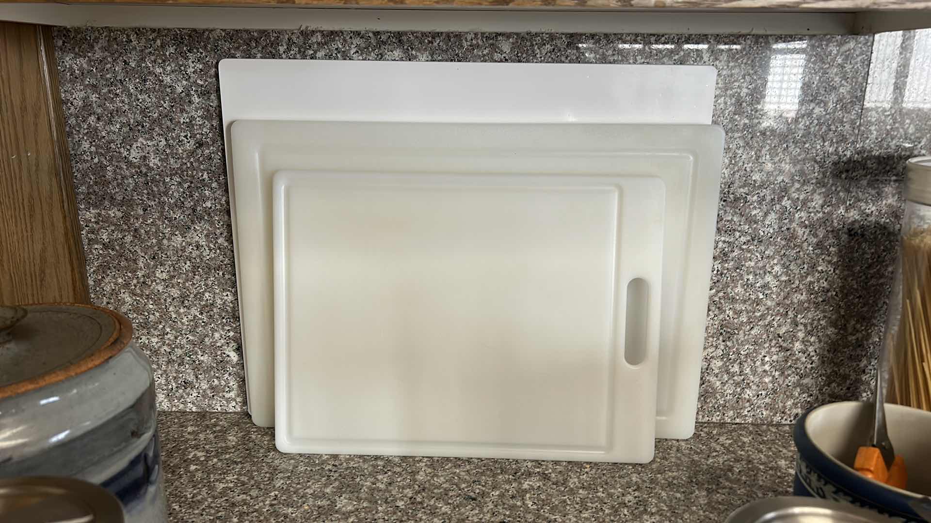 Photo 1 of KITCHEN ASSORTMENT - CANISTERS, CUTTING BOARDS AND MORE