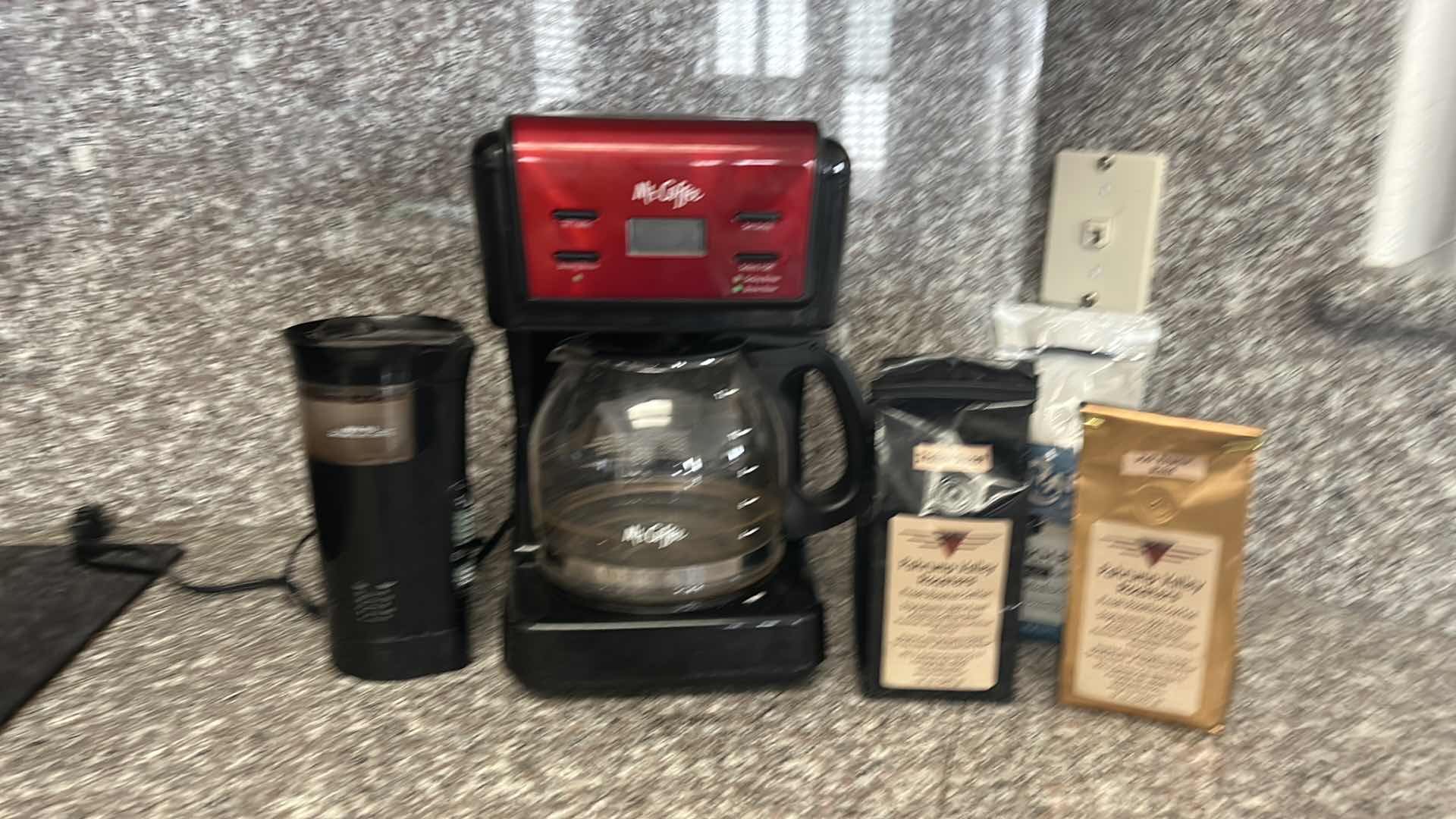 Photo 1 of MR COFFEE, COFFEE MAKER, COFFEE GRINDER AND GROUND COFFEE
