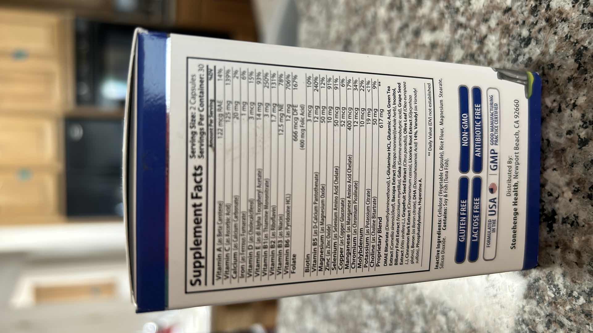 Photo 1 of 3 UNSEALED STONEHENGE DYNAMIC BRAIN SUPPLEMENTS