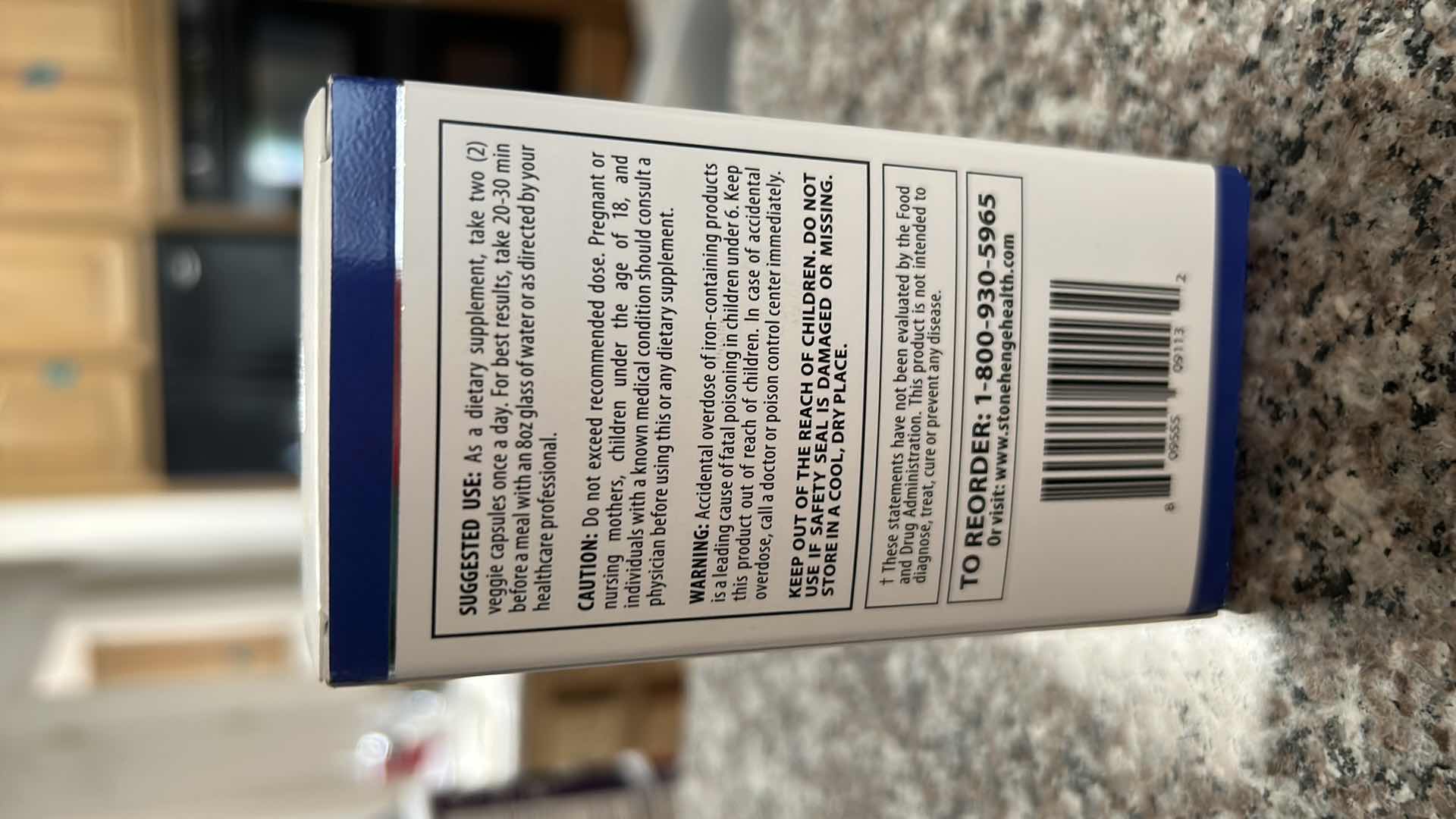 Photo 1 of 3 UNSEALED STONEHENGE DYNAMIC BRAIN SUPPLEMENTS