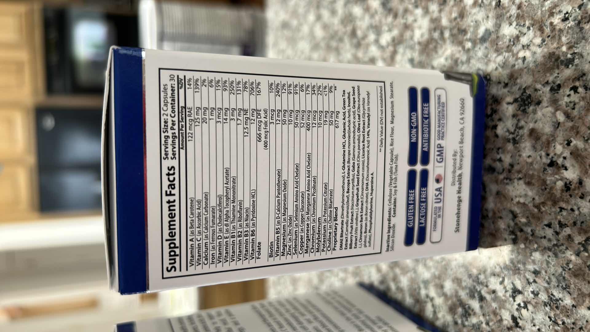 Photo 1 of 3 NEW SEALED STONEHEDGE HEALTH DYNAMIC BRAIN SUPPLEMENT