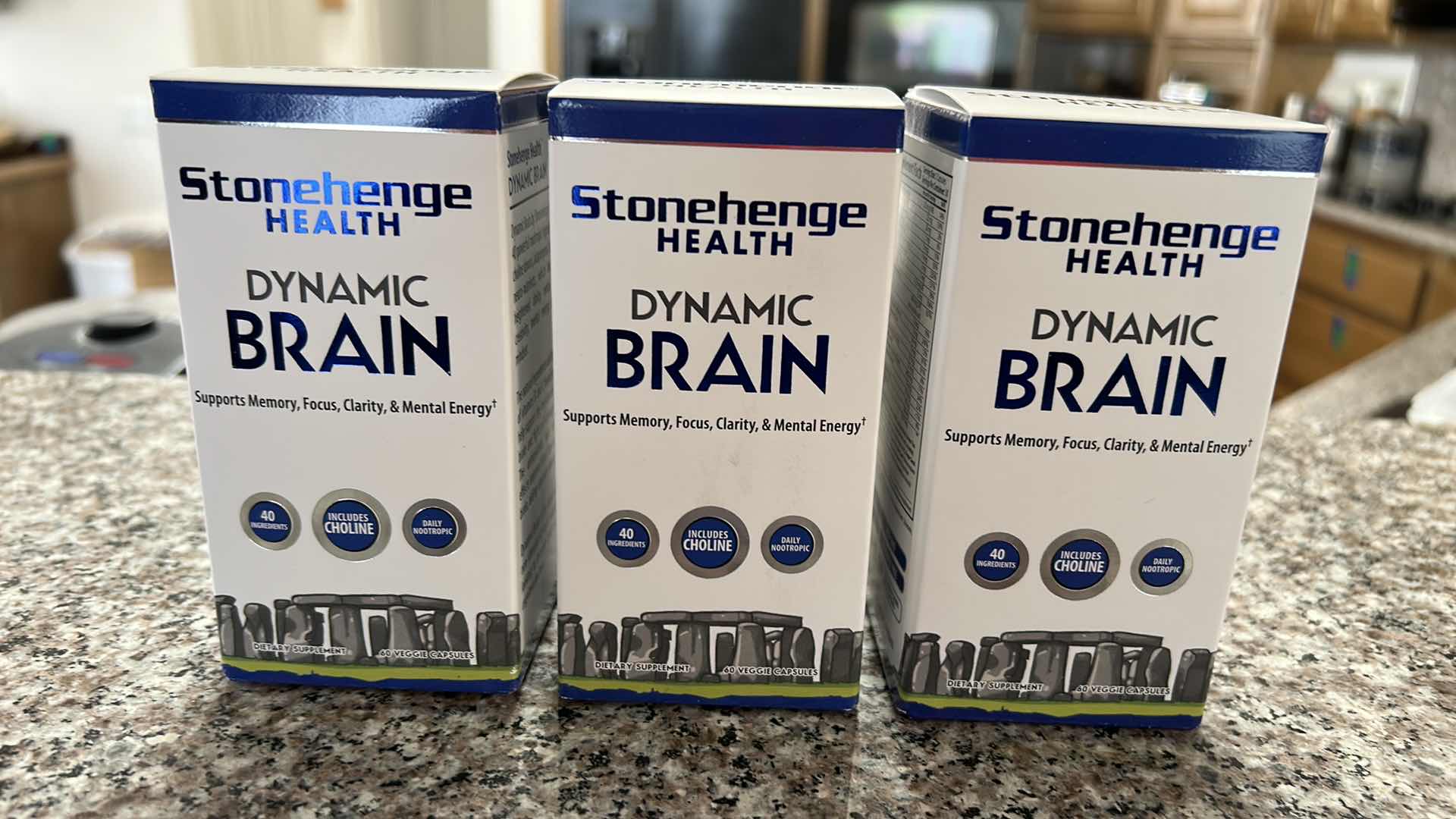 Photo 1 of 3 NEW SEALED STONEHEDGE HEALTH DYNAMIC BRAIN SUPPLEMENT