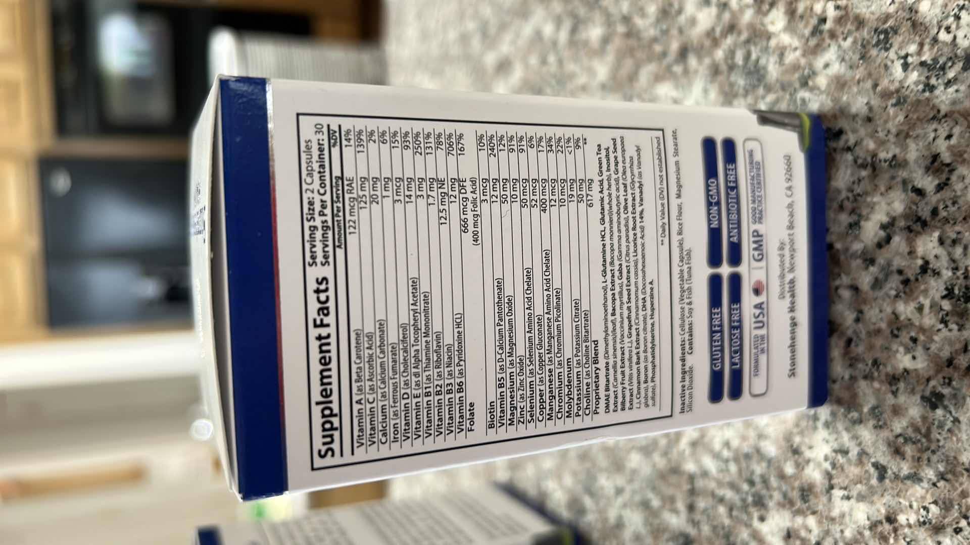 Photo 1 of 3 NEW SEALED STONEHEDGE HEALTH DYNAMIC BRAIN SUPPLEMENT