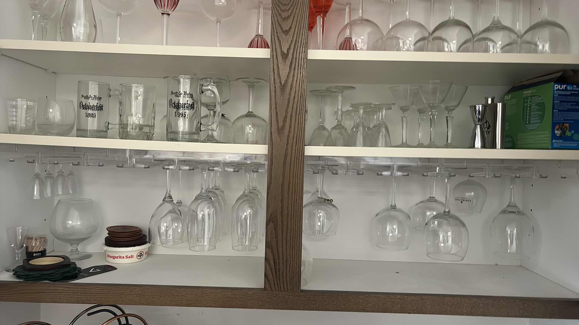 Photo 1 of CONTENTS OF CABINET IN BAR