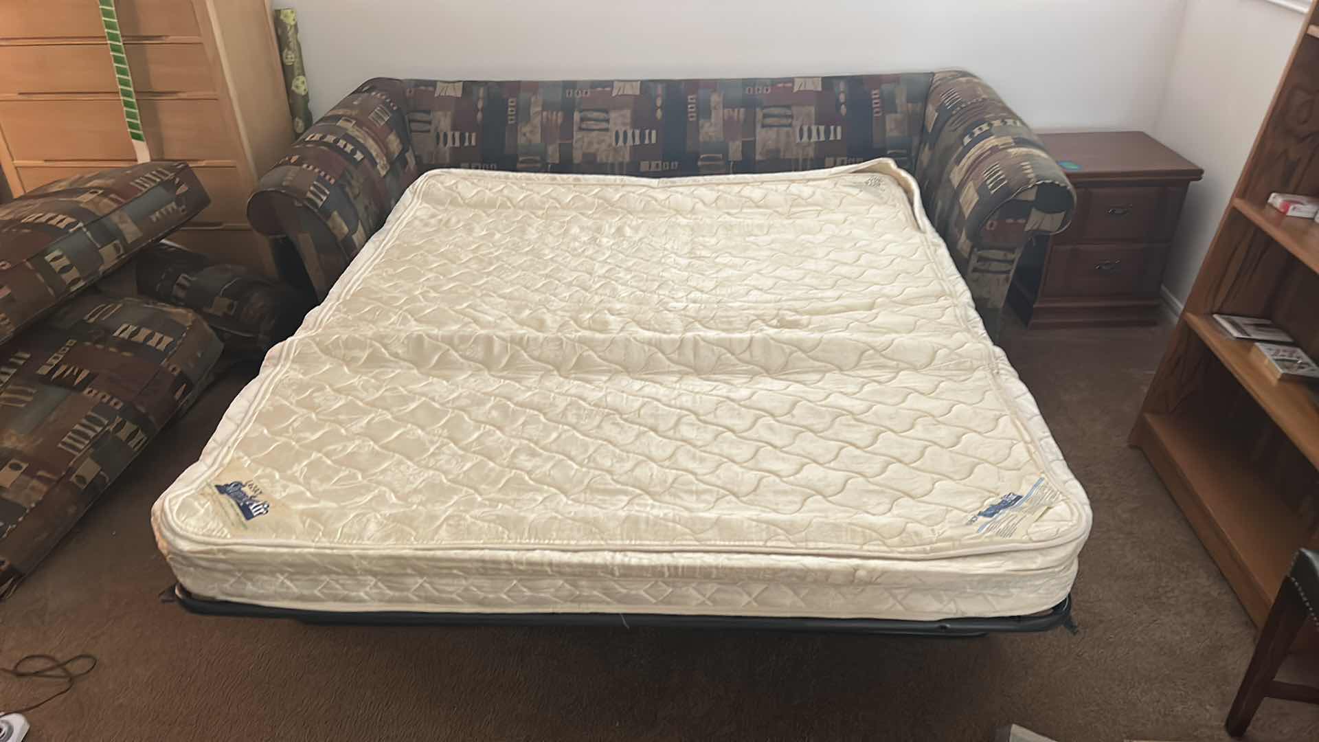 Photo 1 of 7 FT LAZY BOY SOFA SLEEPER WITH NEW AIR MATTRESS AND PUMP MATTRESS 63” x 75” approx