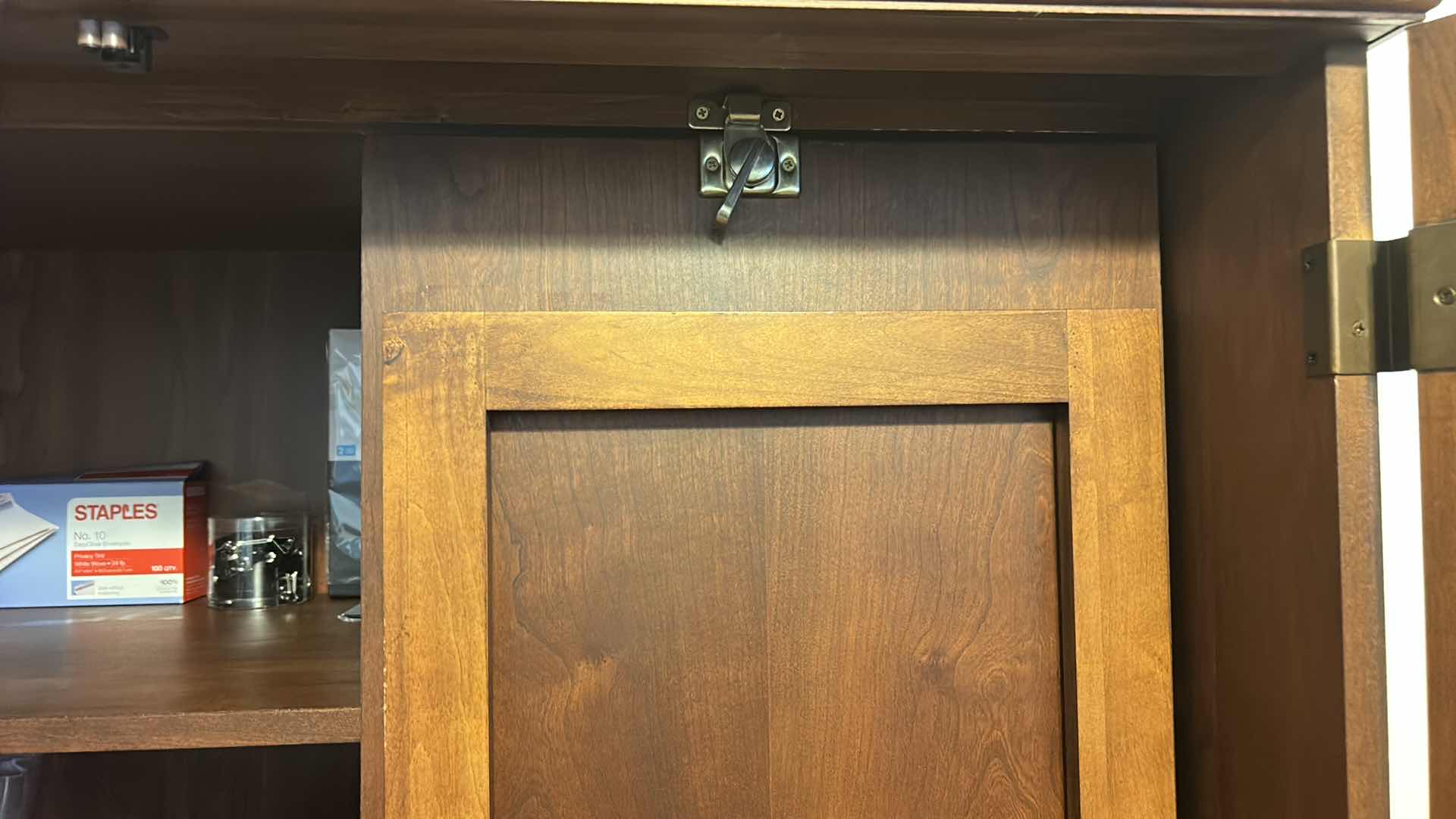 Photo 1 of ARMOIRE WORKSTATION, FOLD OUT DESK  AND PULLOUTS W CONTENTS 44“ x 25 1/2“ H74"