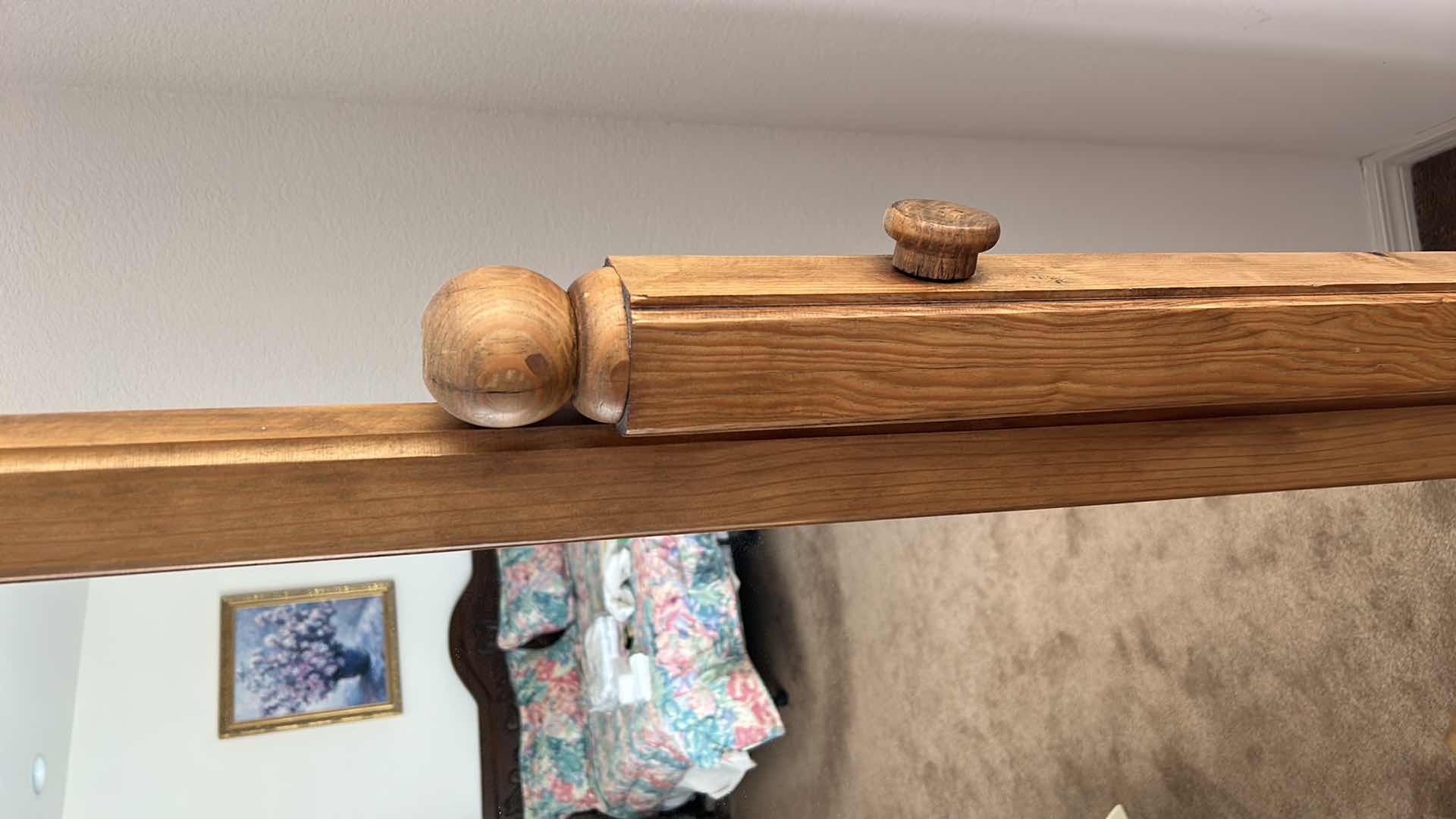 Photo 1 of HEAVY WOOD WARDROBE MIRROR H6’