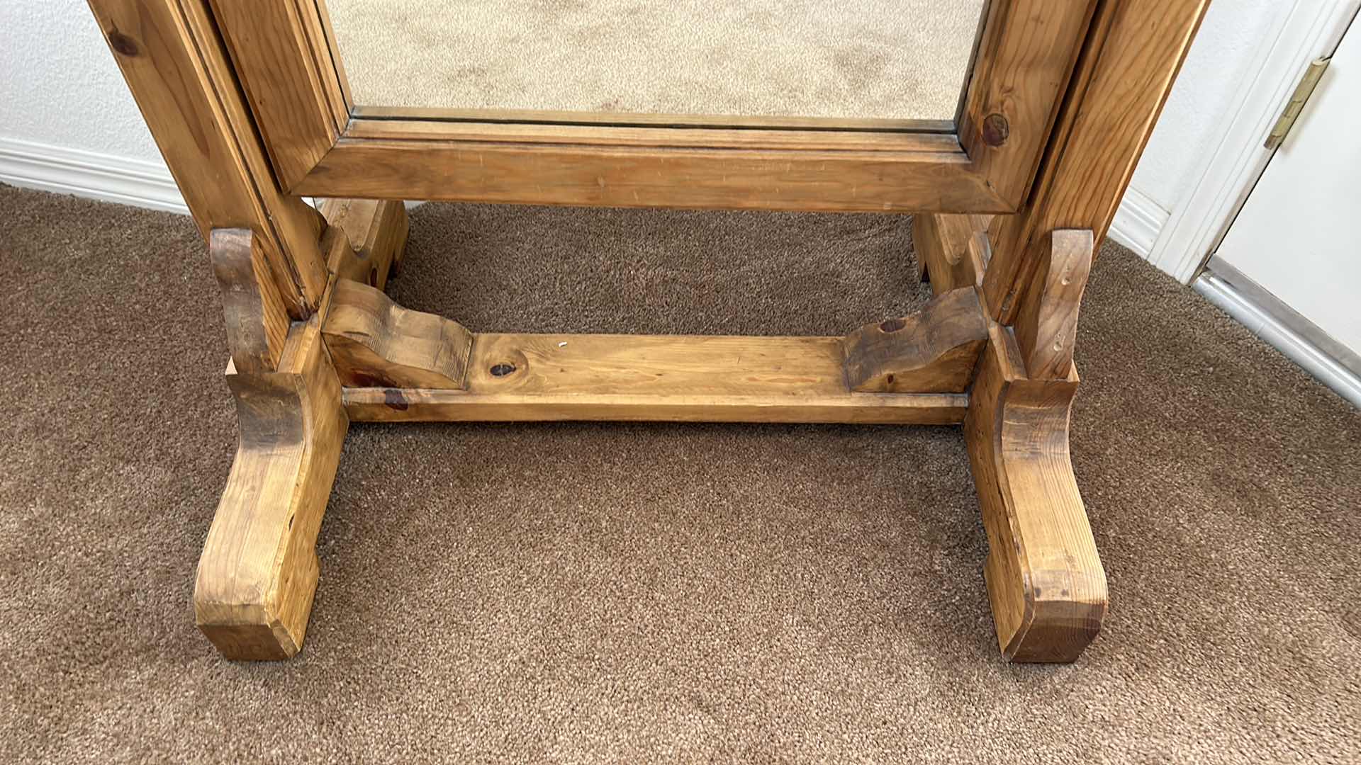 Photo 1 of HEAVY WOOD WARDROBE MIRROR H6’